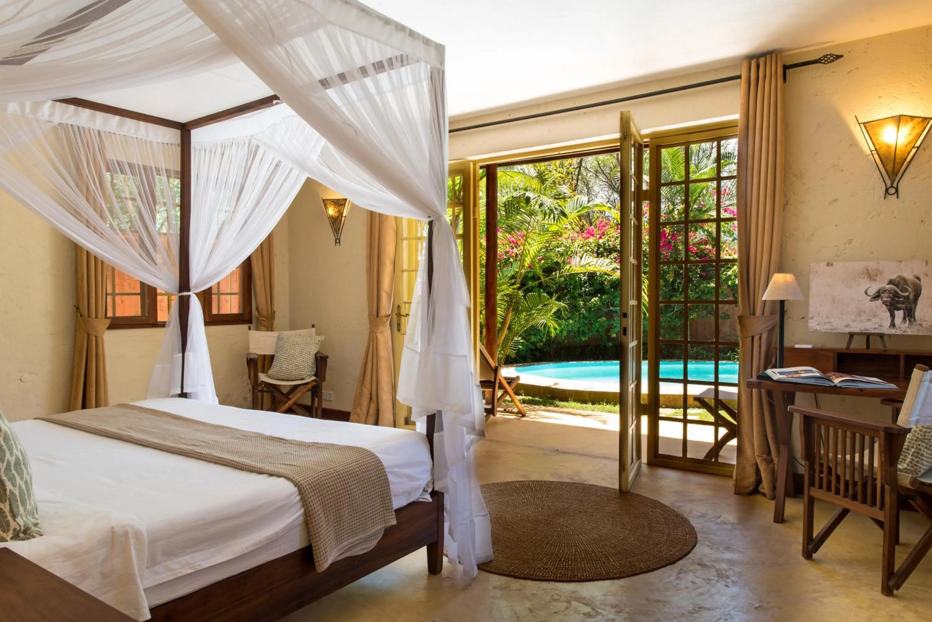 Photo of the whole room, Bed in Kili Villa Kilimanjaro Luxury Retreat