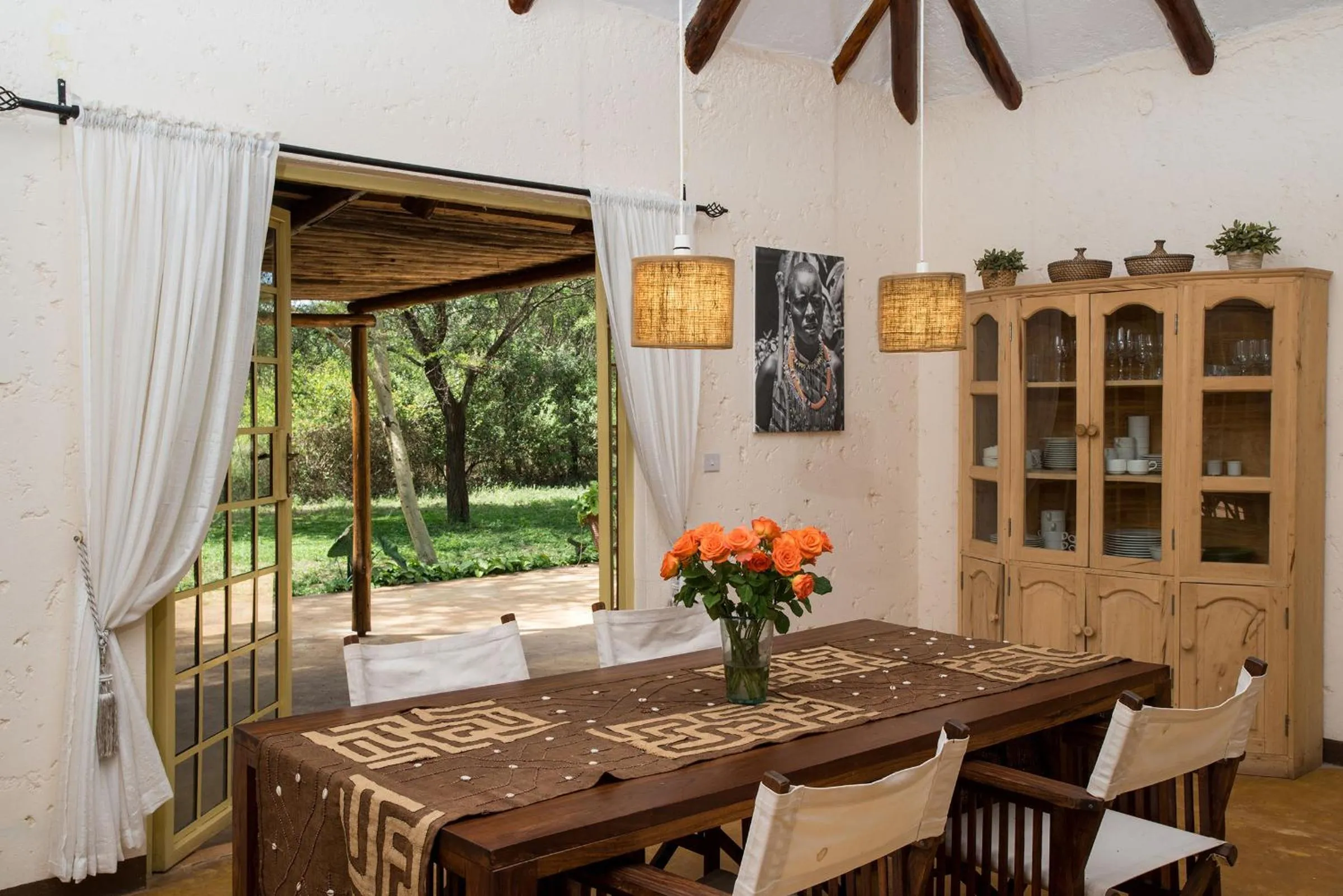 Seating area in Kili Villa Kilimanjaro Luxury Retreat