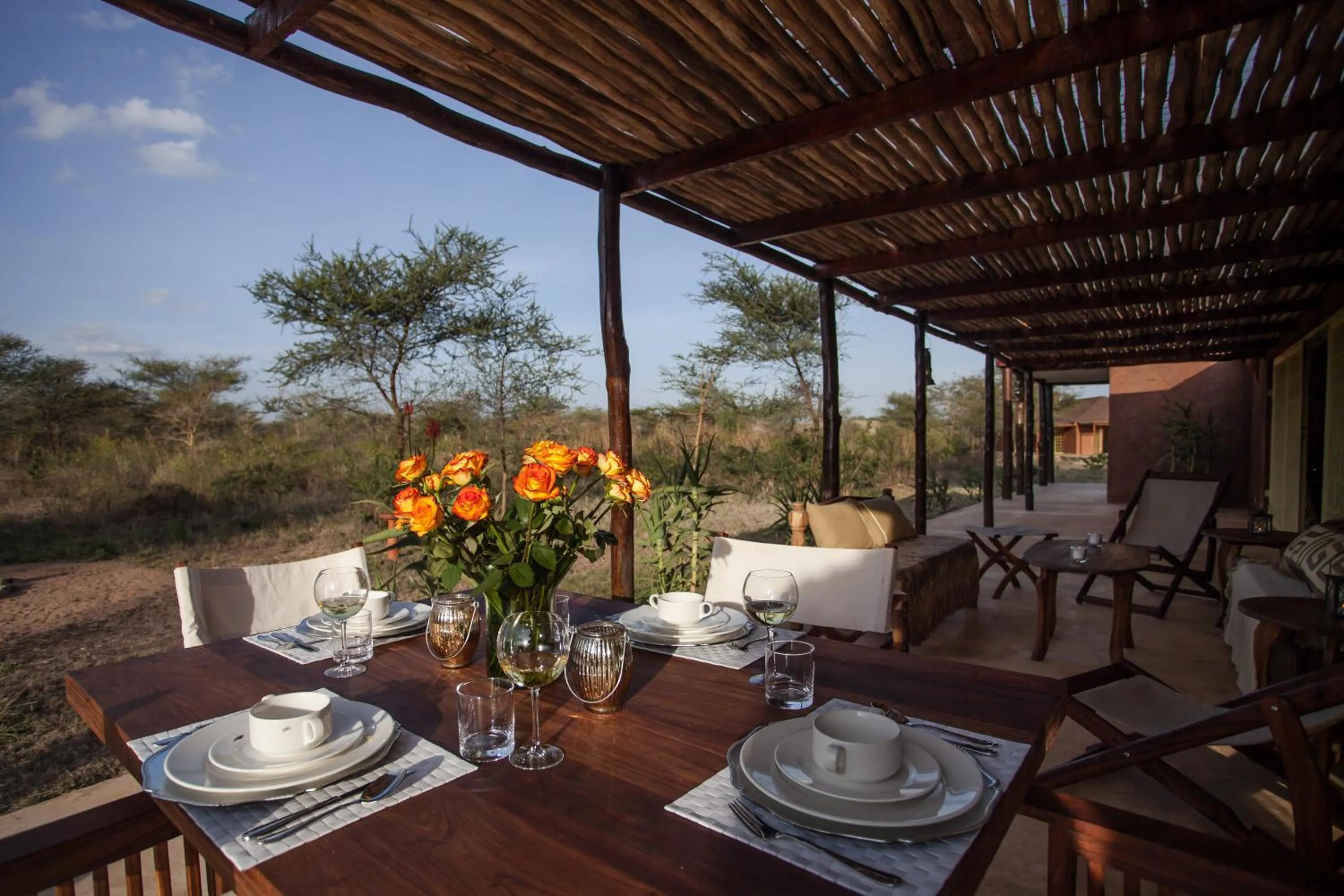 Balcony/Terrace in Kili Villa Kilimanjaro Luxury Retreat
