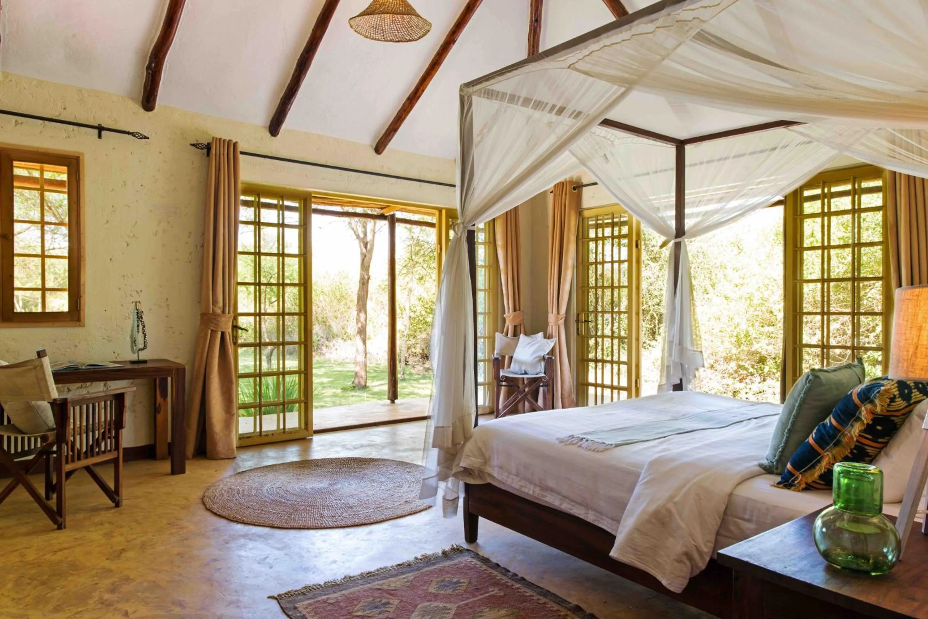 Bed in Kili Villa Kilimanjaro Luxury Retreat