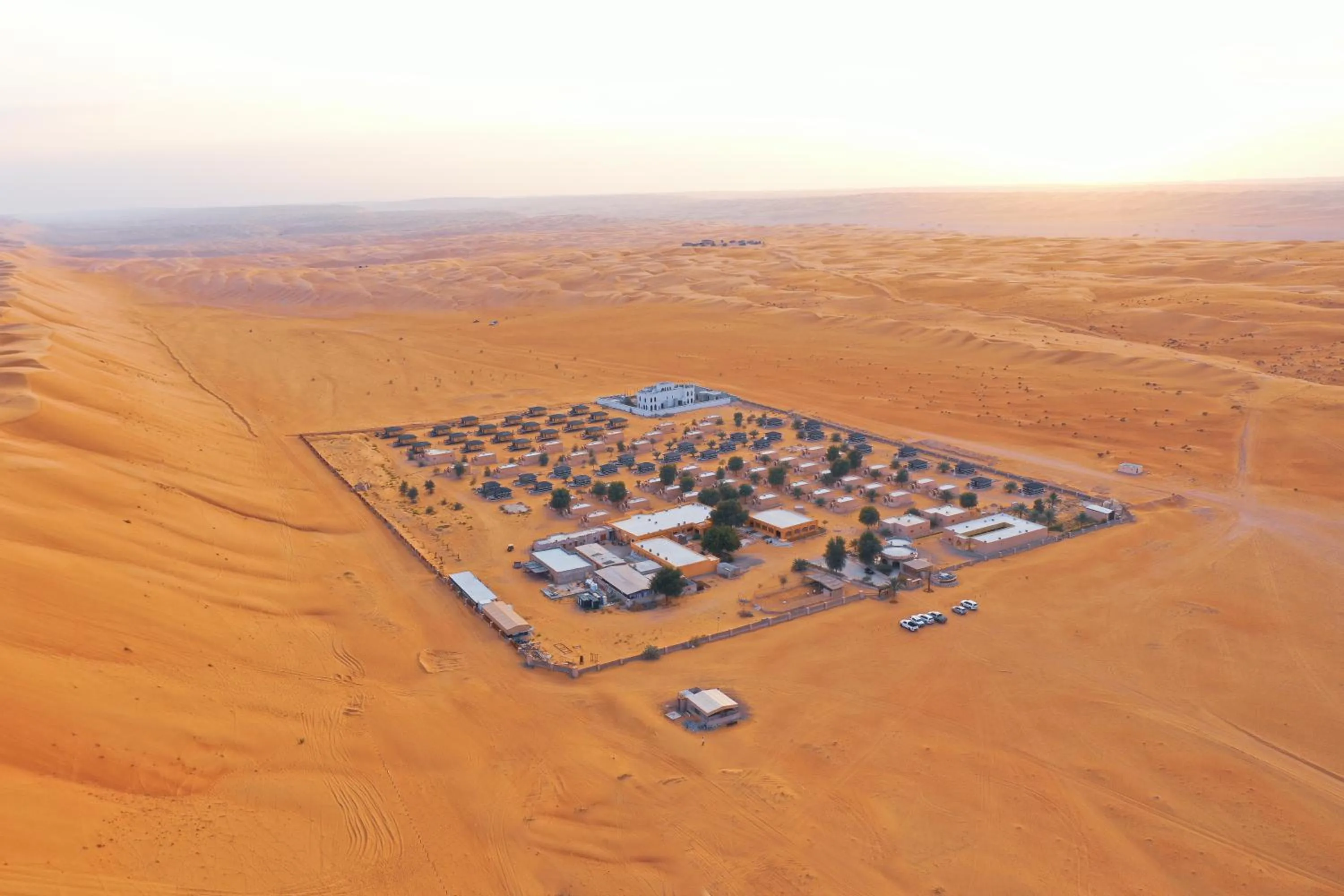 Bird's eye view in Arabian Oryx Camp