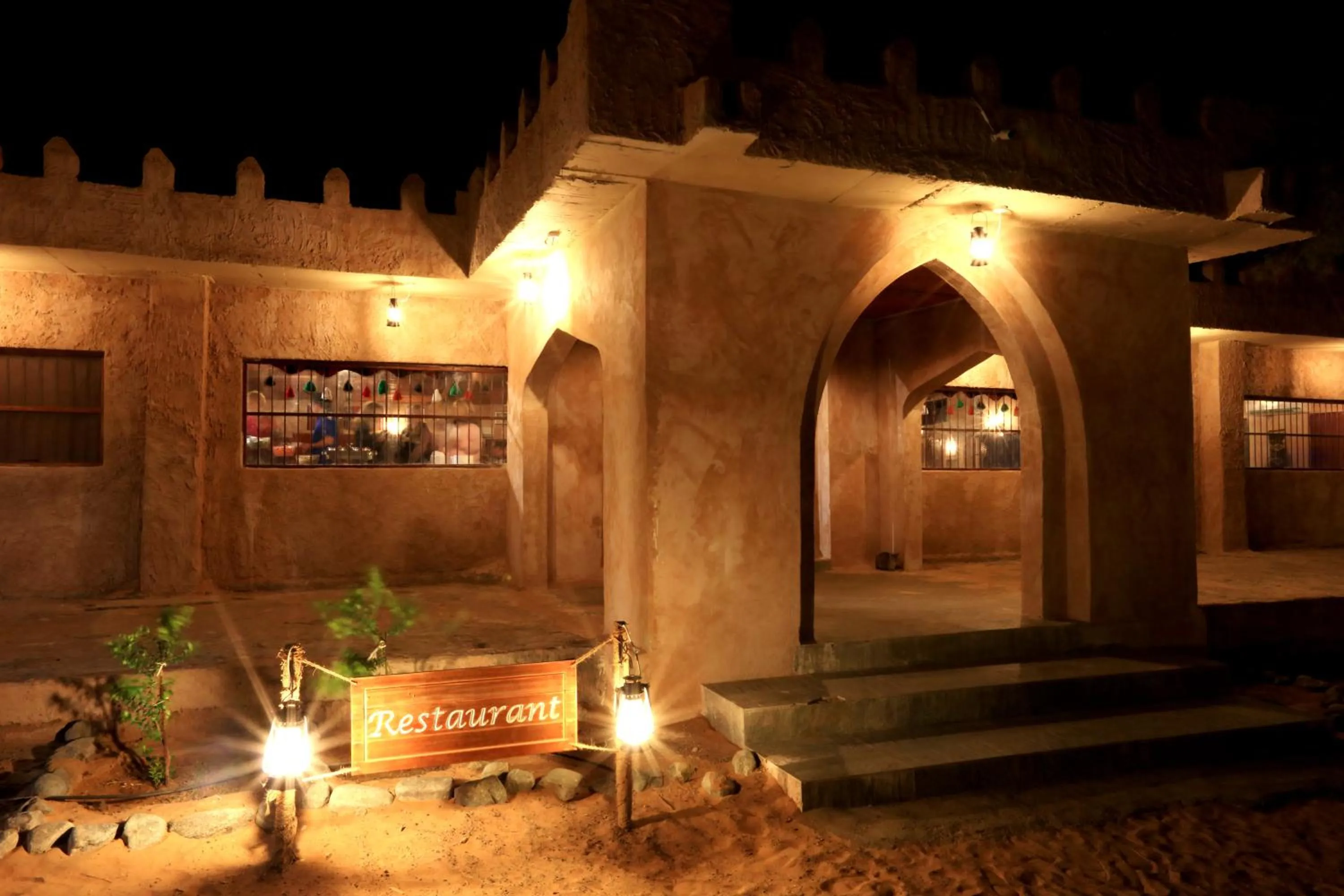 Dining area in Arabian Oryx Camp