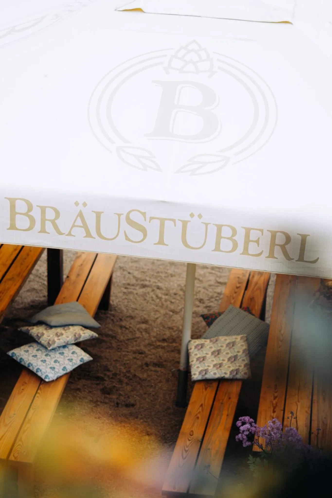 Property logo or sign in Bräustüberl Schönbrunn - Hotel & Restaurant