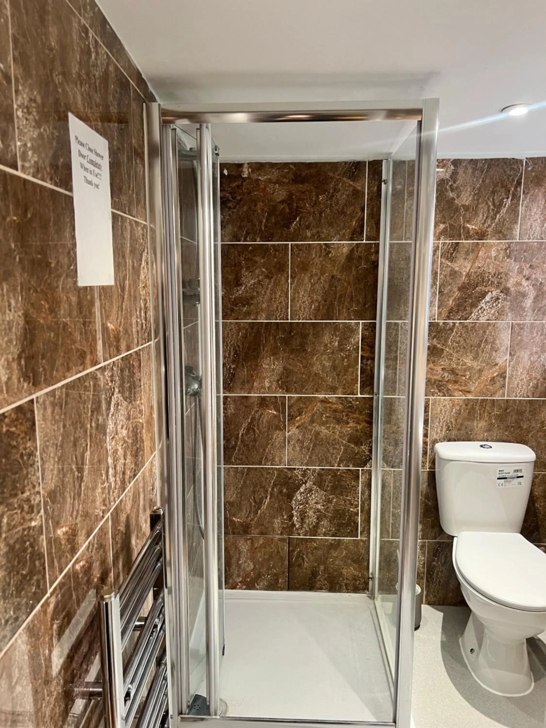 Shower in Cambridge City Mill