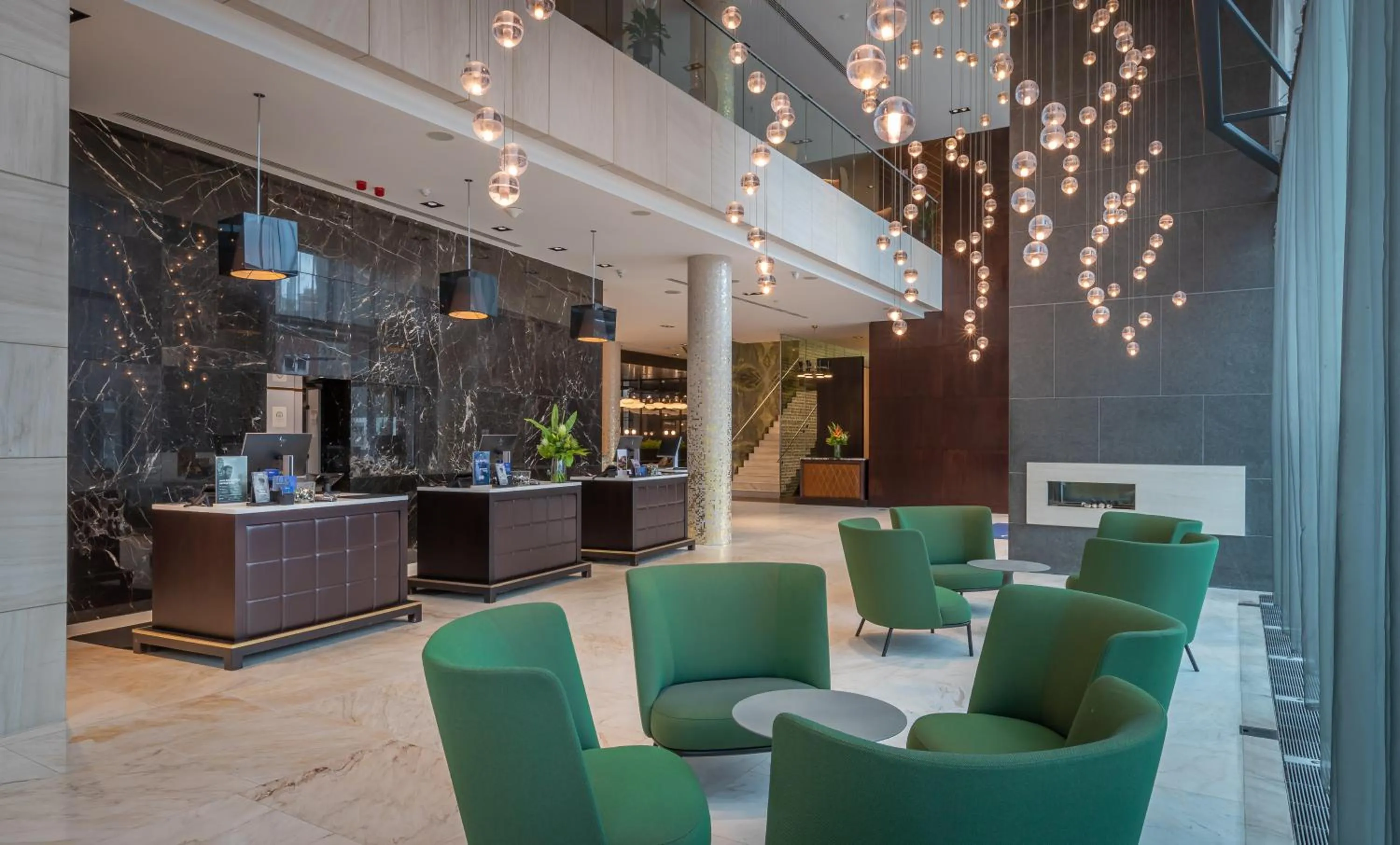 Lobby or reception in Radisson Blu Royal Hotel Dublin