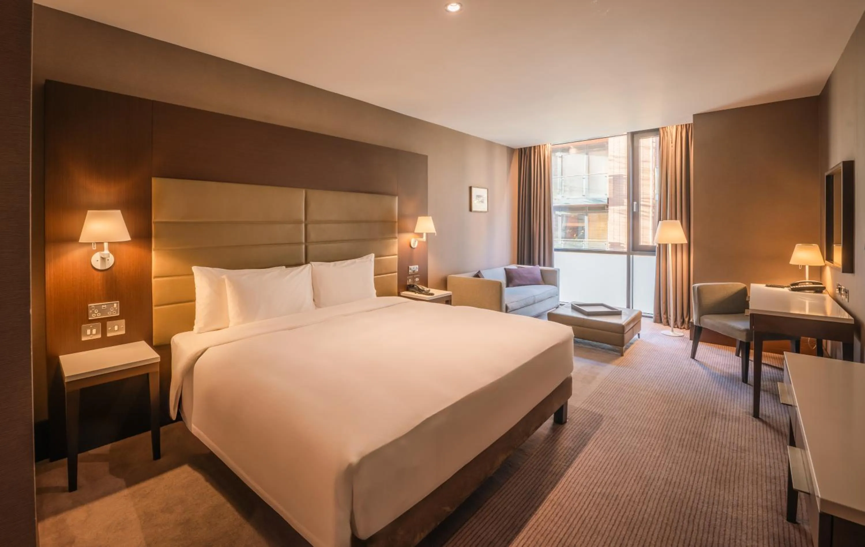 Bed in Radisson Blu Royal Hotel Dublin