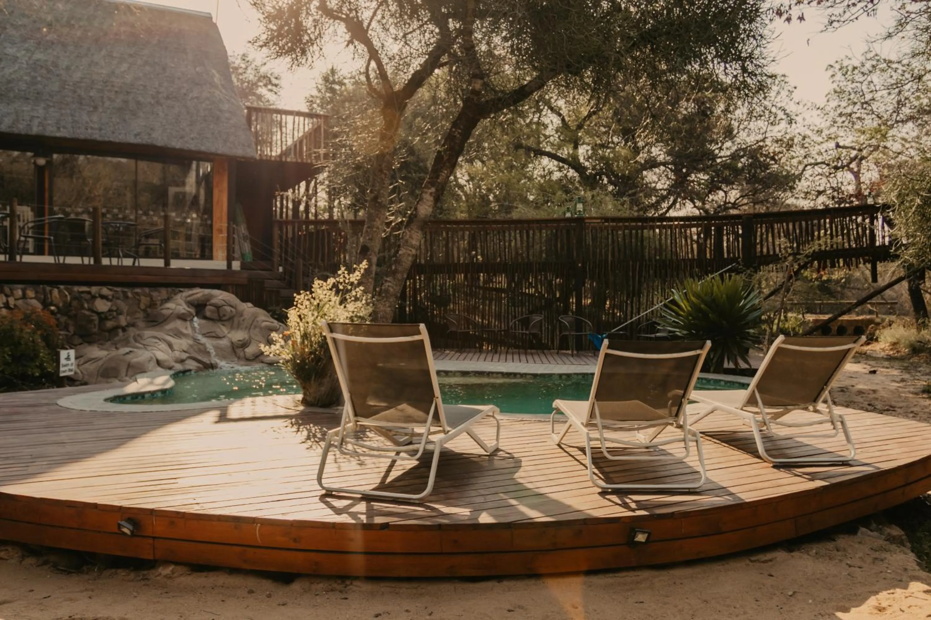 Swimming pool in Panzi Lodge