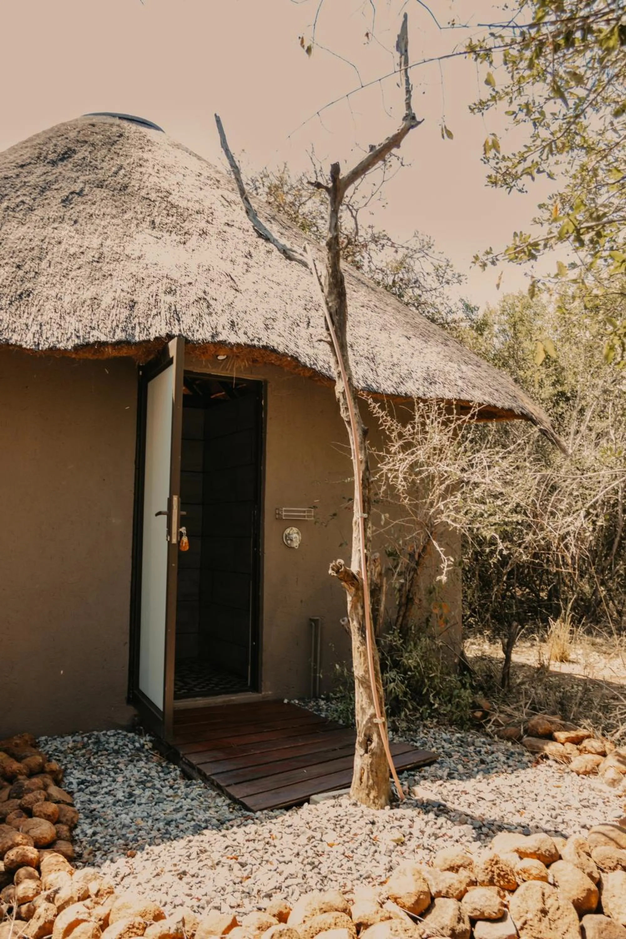 Shower in Panzi Lodge