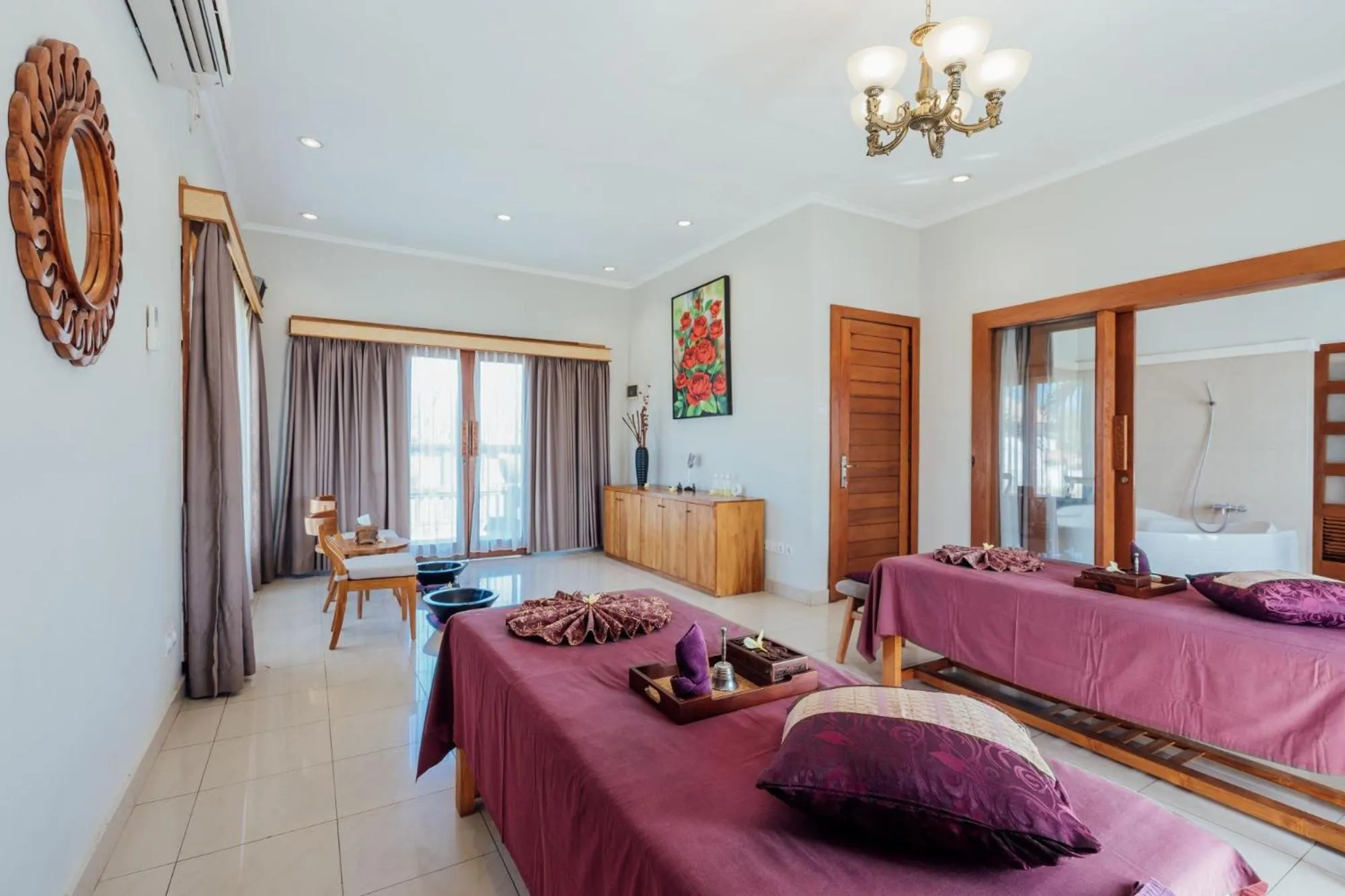 Spa and wellness centre/facilities, Bed in Desa Swan Villas & SPA, Keramas