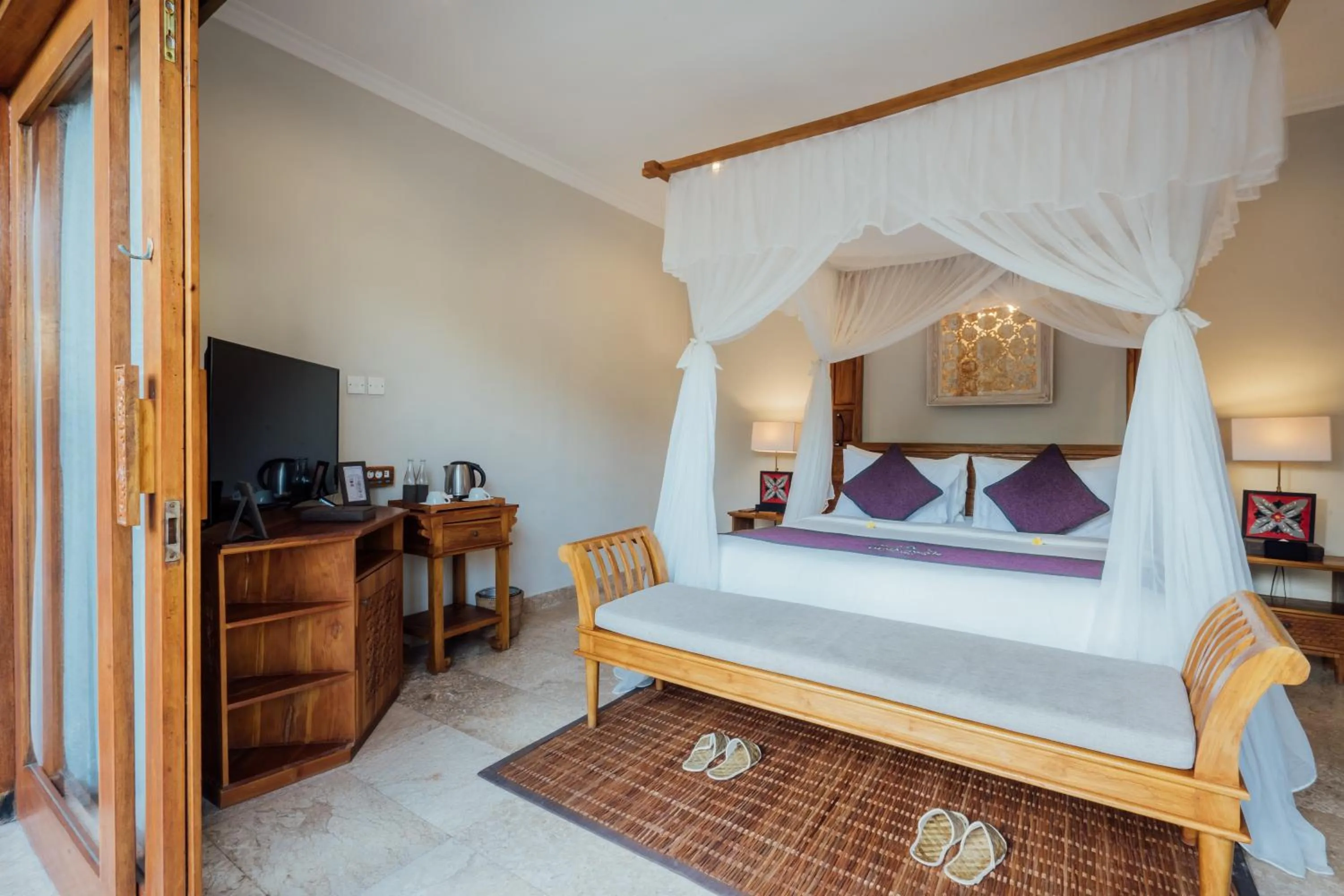 Bedroom, Bed in Desa Swan Villas & SPA, Keramas