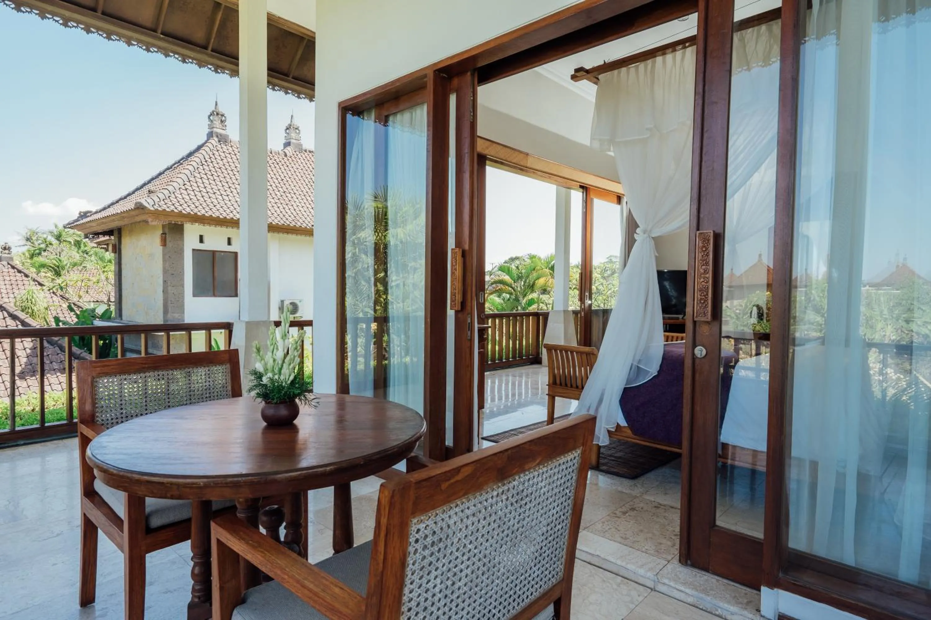 Balcony/Terrace in Desa Swan Villas & SPA, Keramas