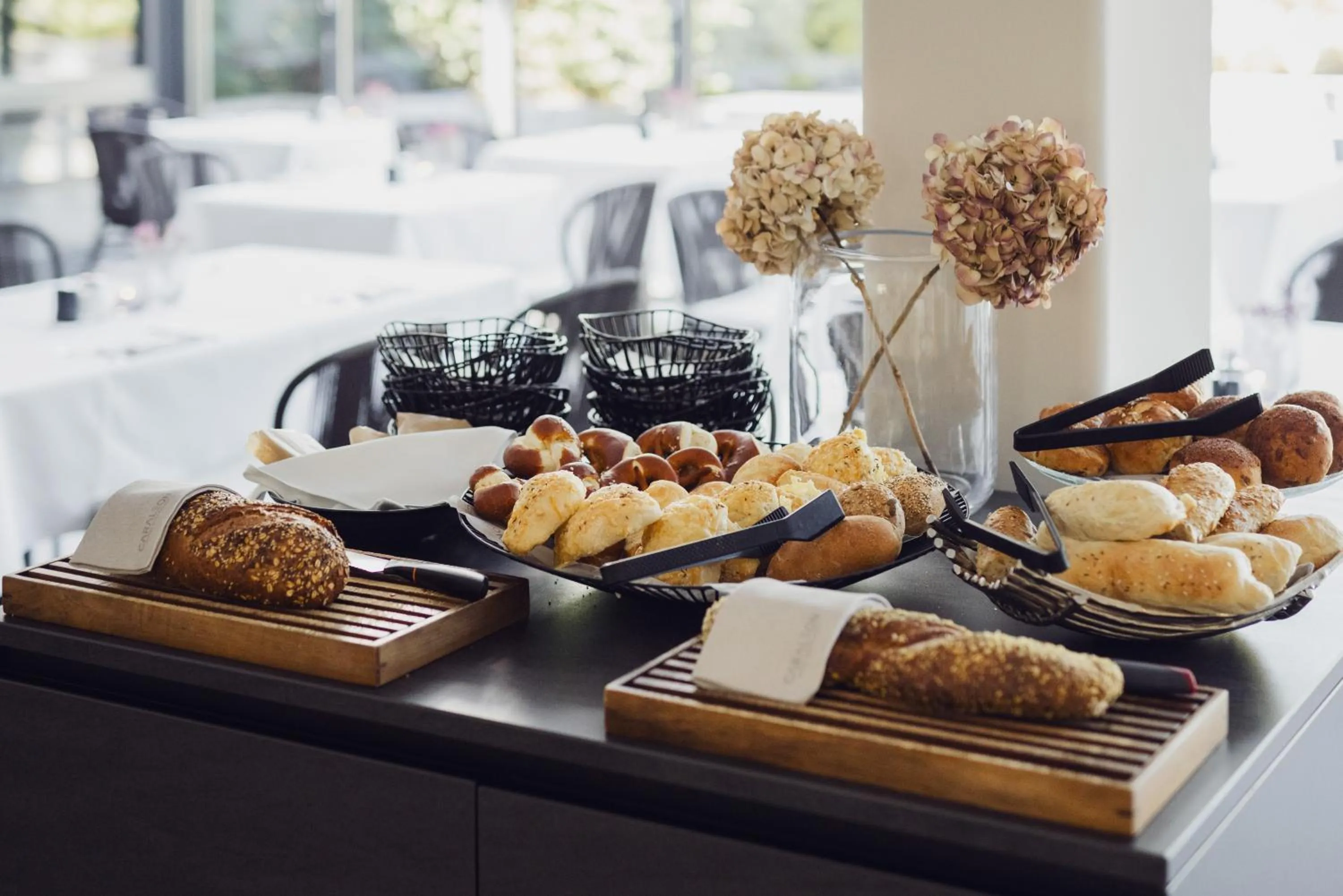 Buffet breakfast in Hotel Caraleon