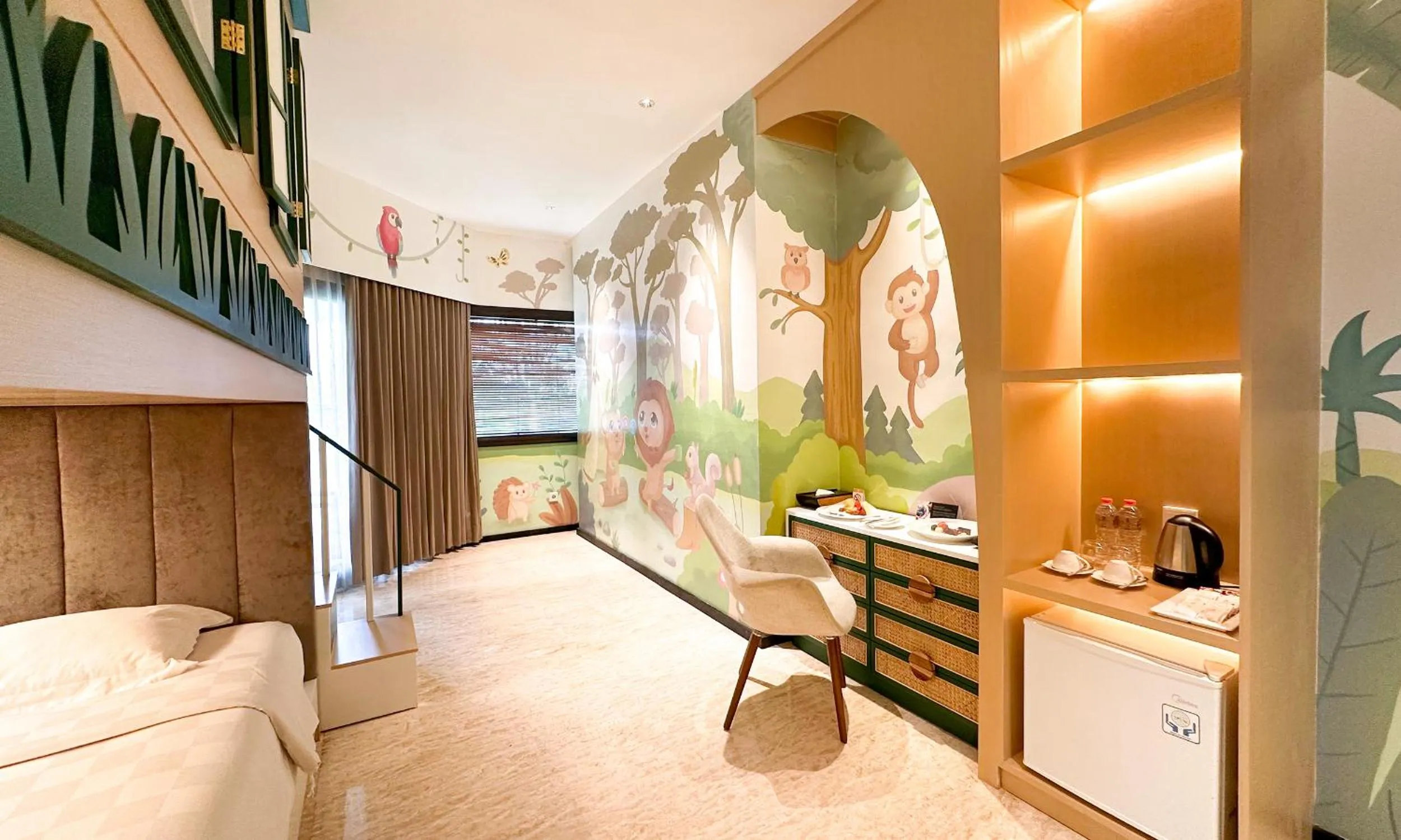 Living room in The Singhasari Resort Batu