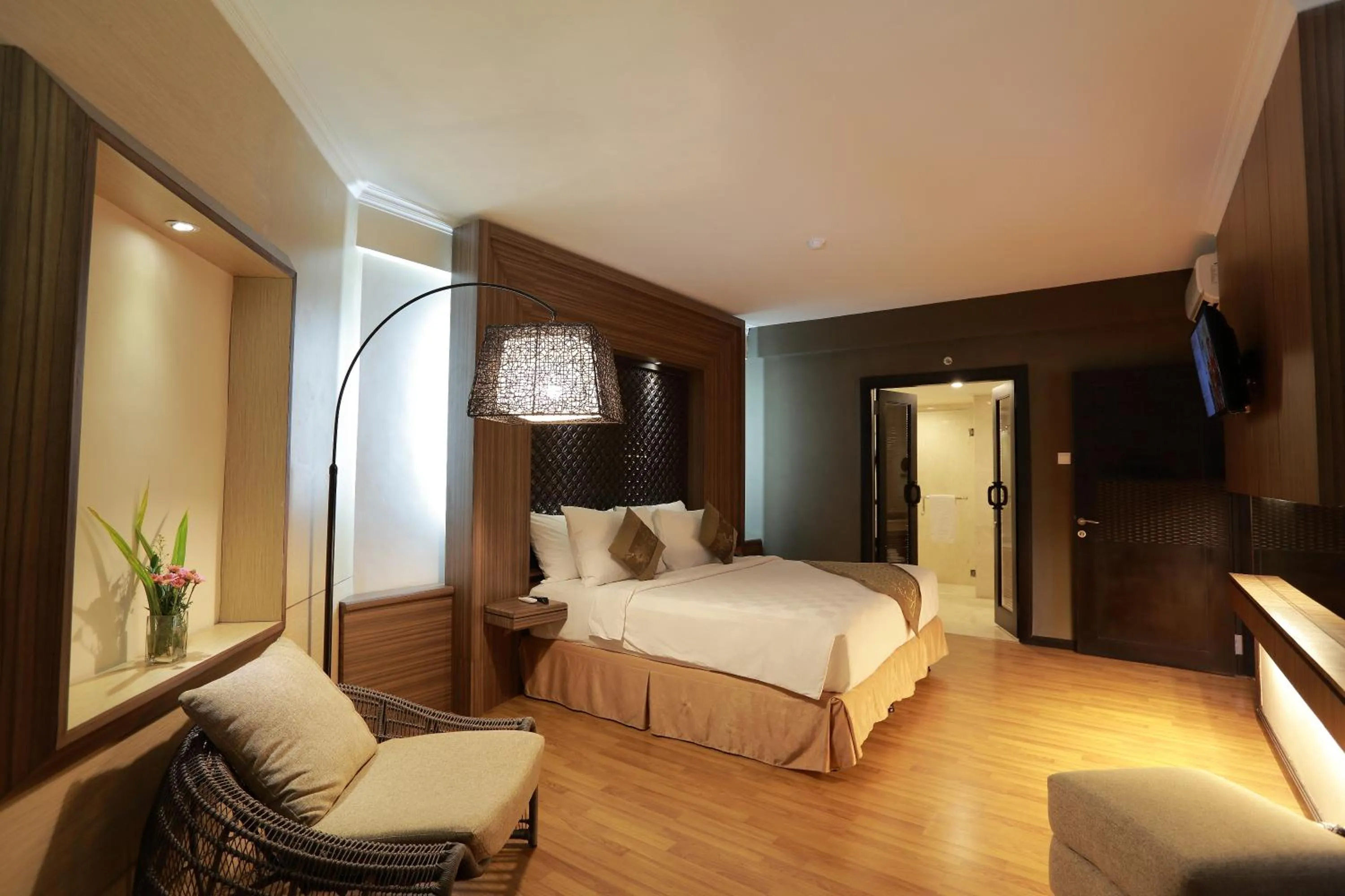 Bedroom, Bed in The Singhasari Resort Batu