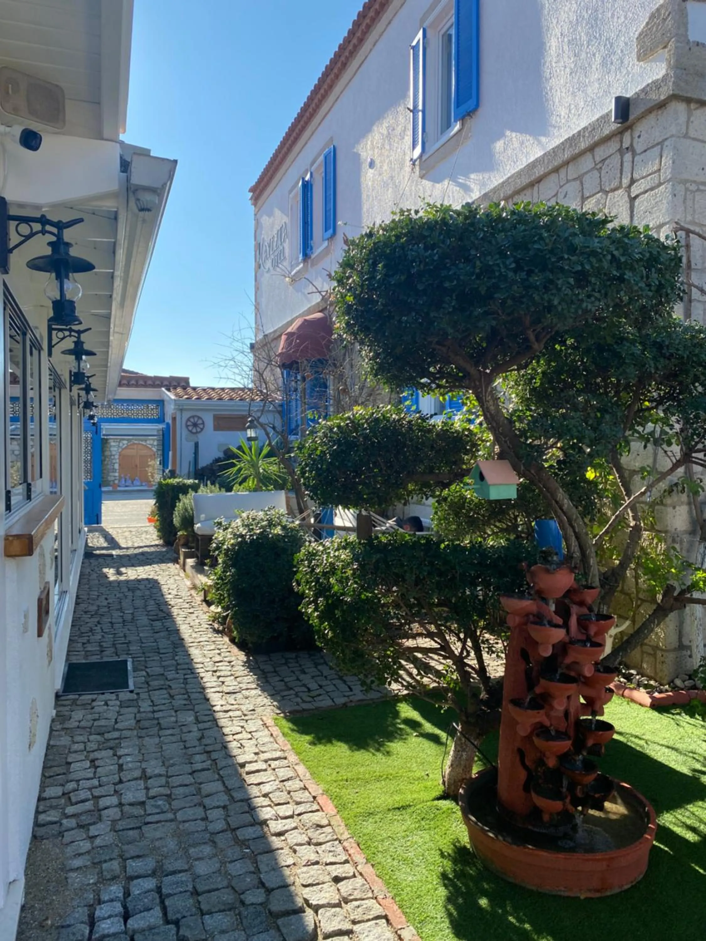 Garden view in Alacati Kayezta Hotel
