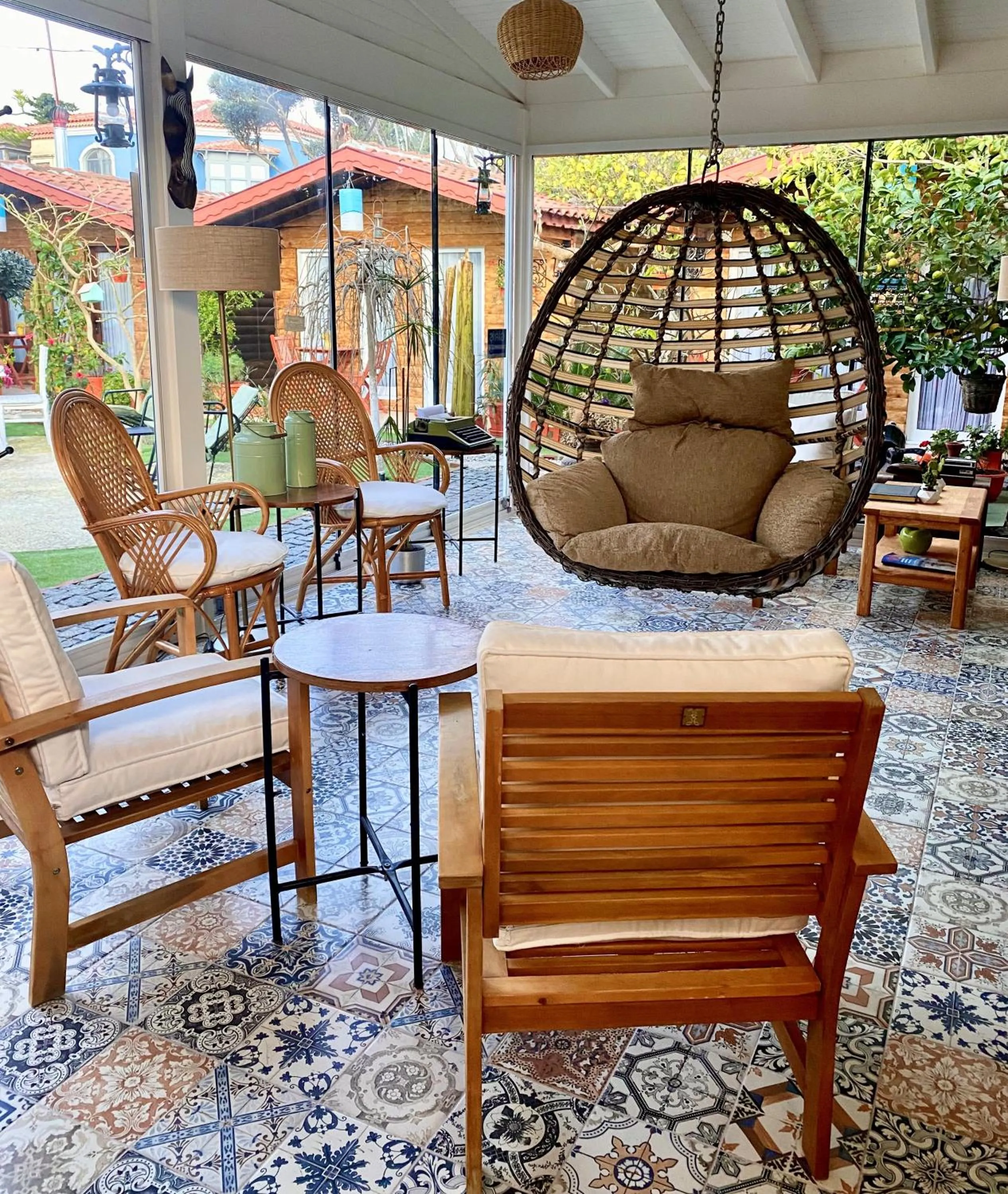 Seating area in Alacati Kayezta Hotel