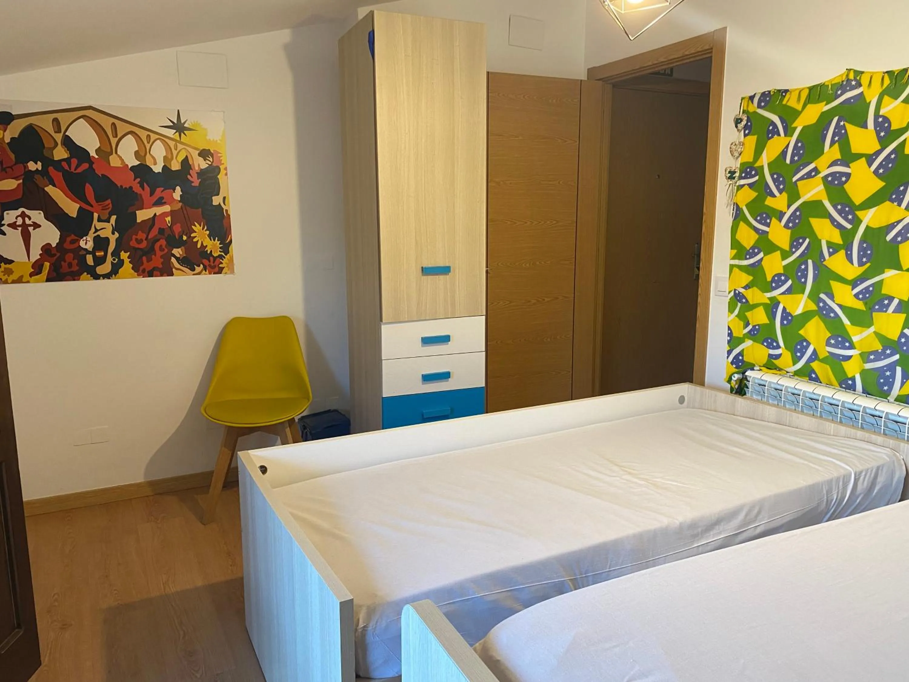 Bed in Albergue Estrella Guia Solo Peregrinos