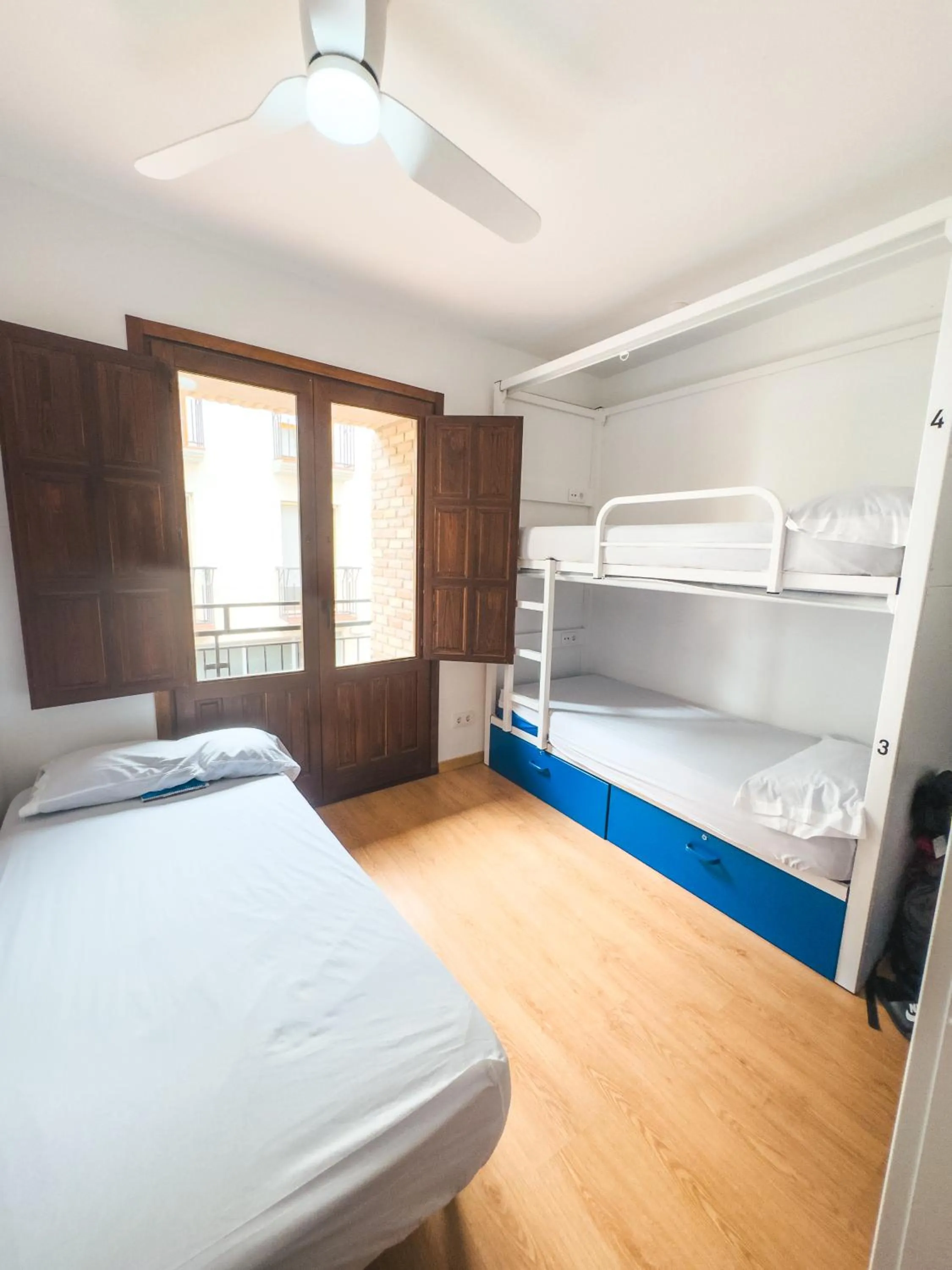 Bed in Albergue Estrella Guia