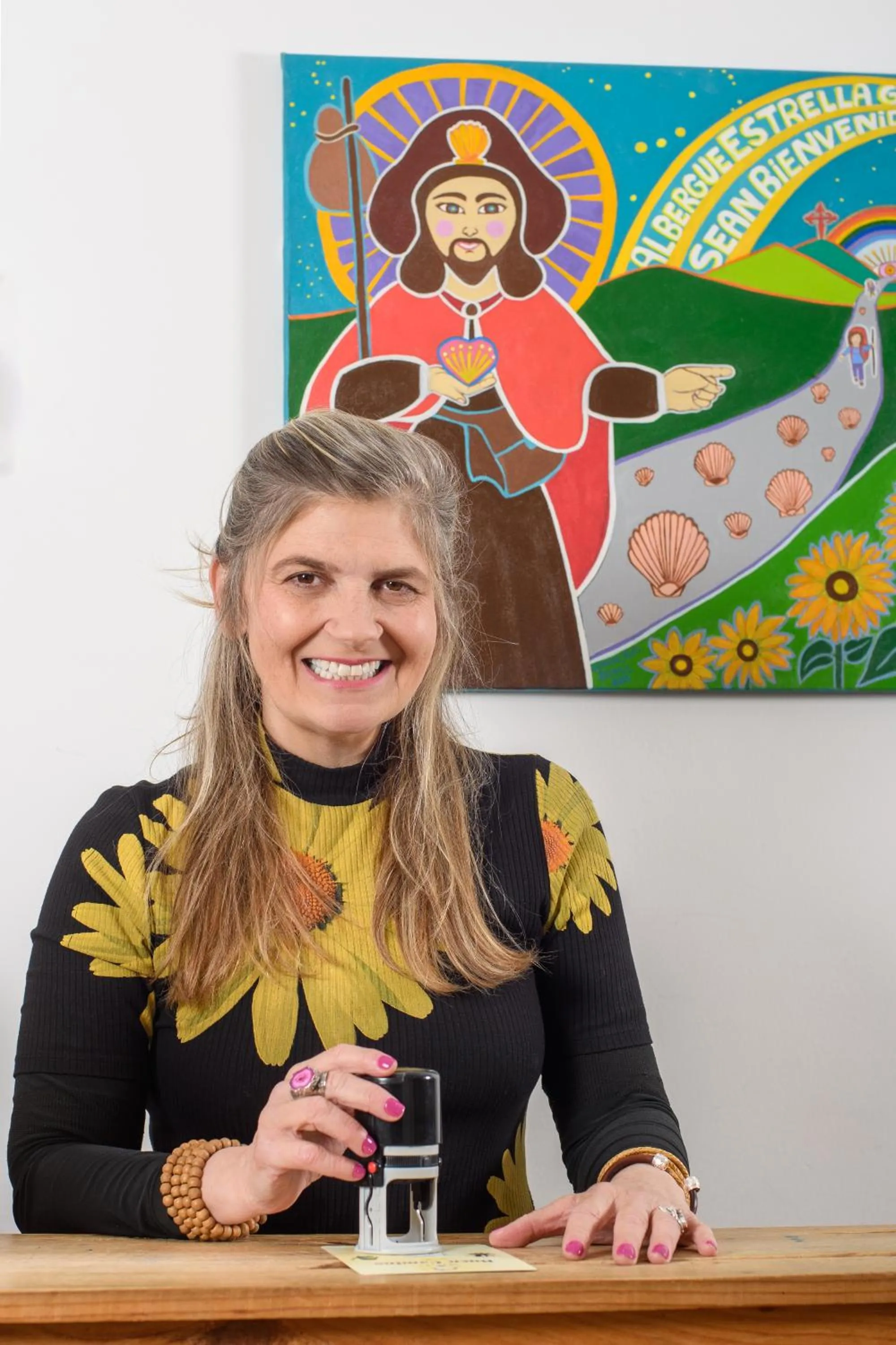 Staff in Albergue Estrella Guia