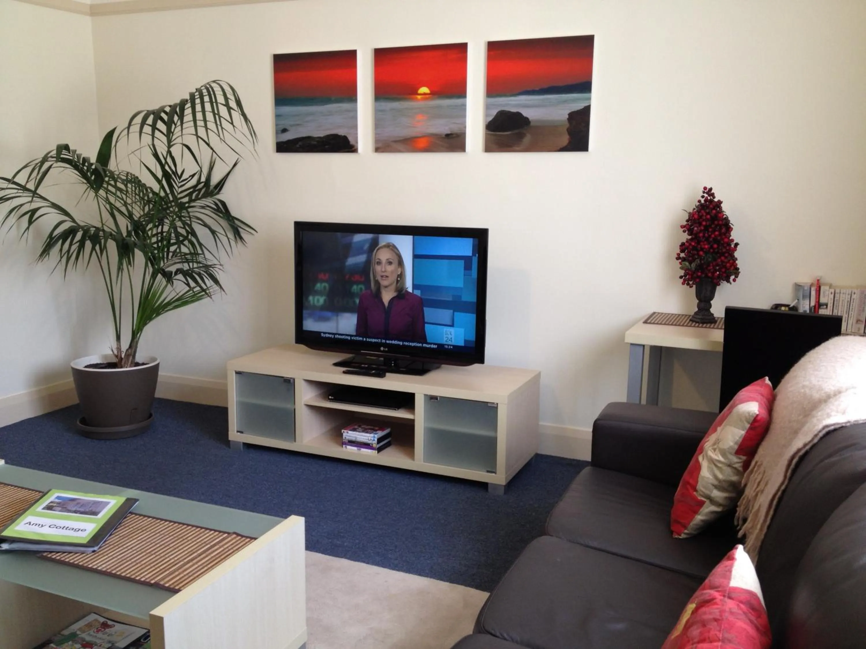 Living room in Moonah Central Apartments