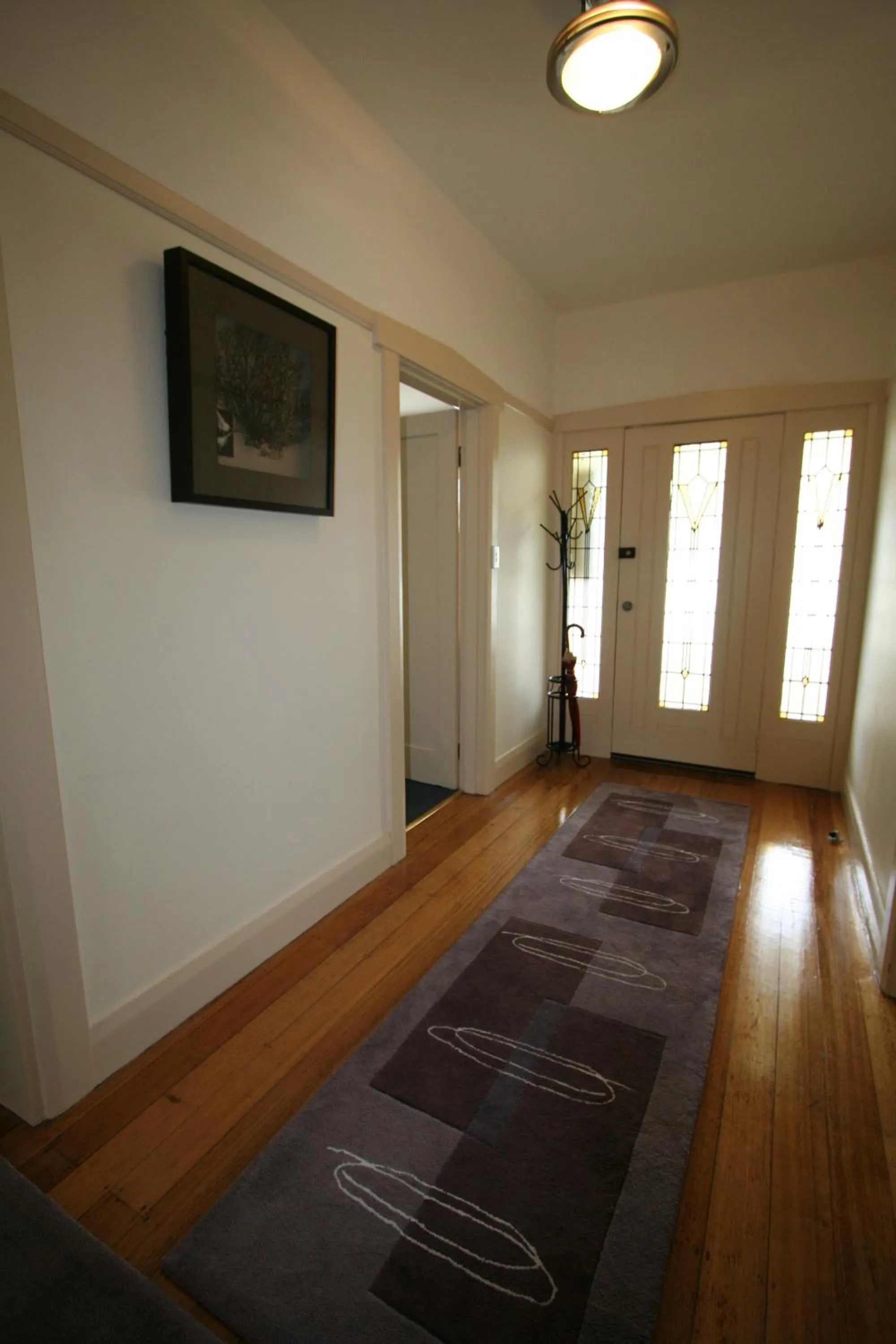 Decorative detail, Bed in Moonah Central Apartments
