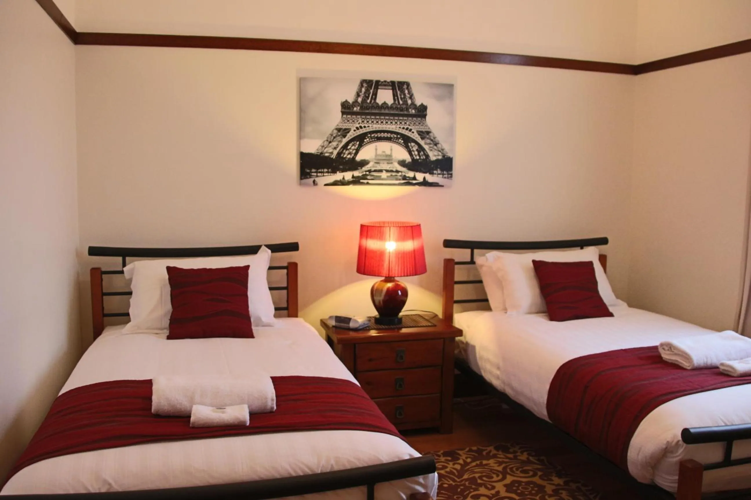 Bedroom, Bed in Moonah Central Apartments