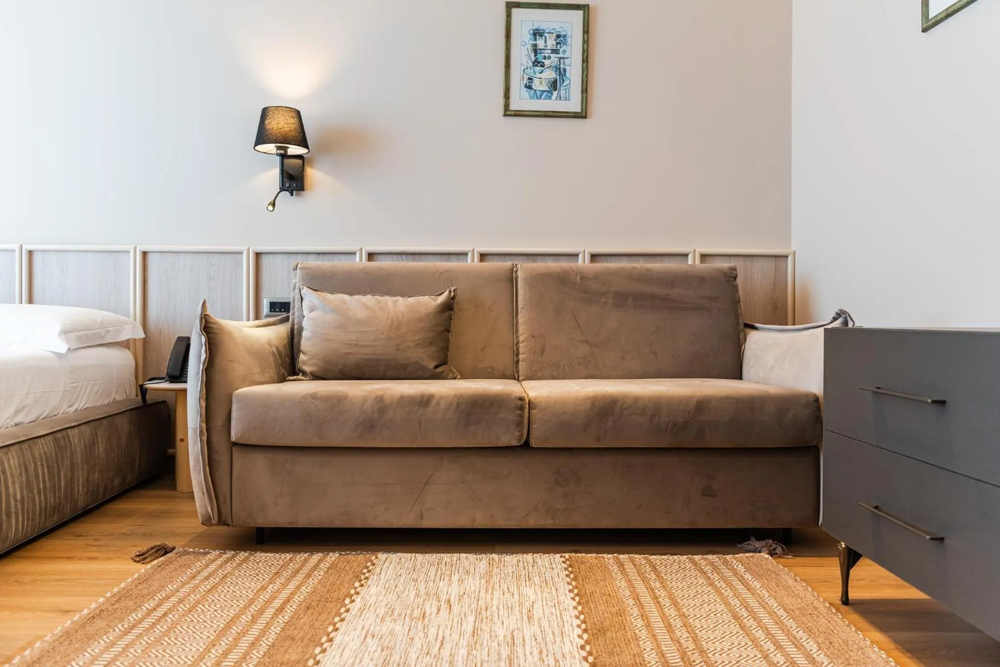 Bed in Aragosta Hotel