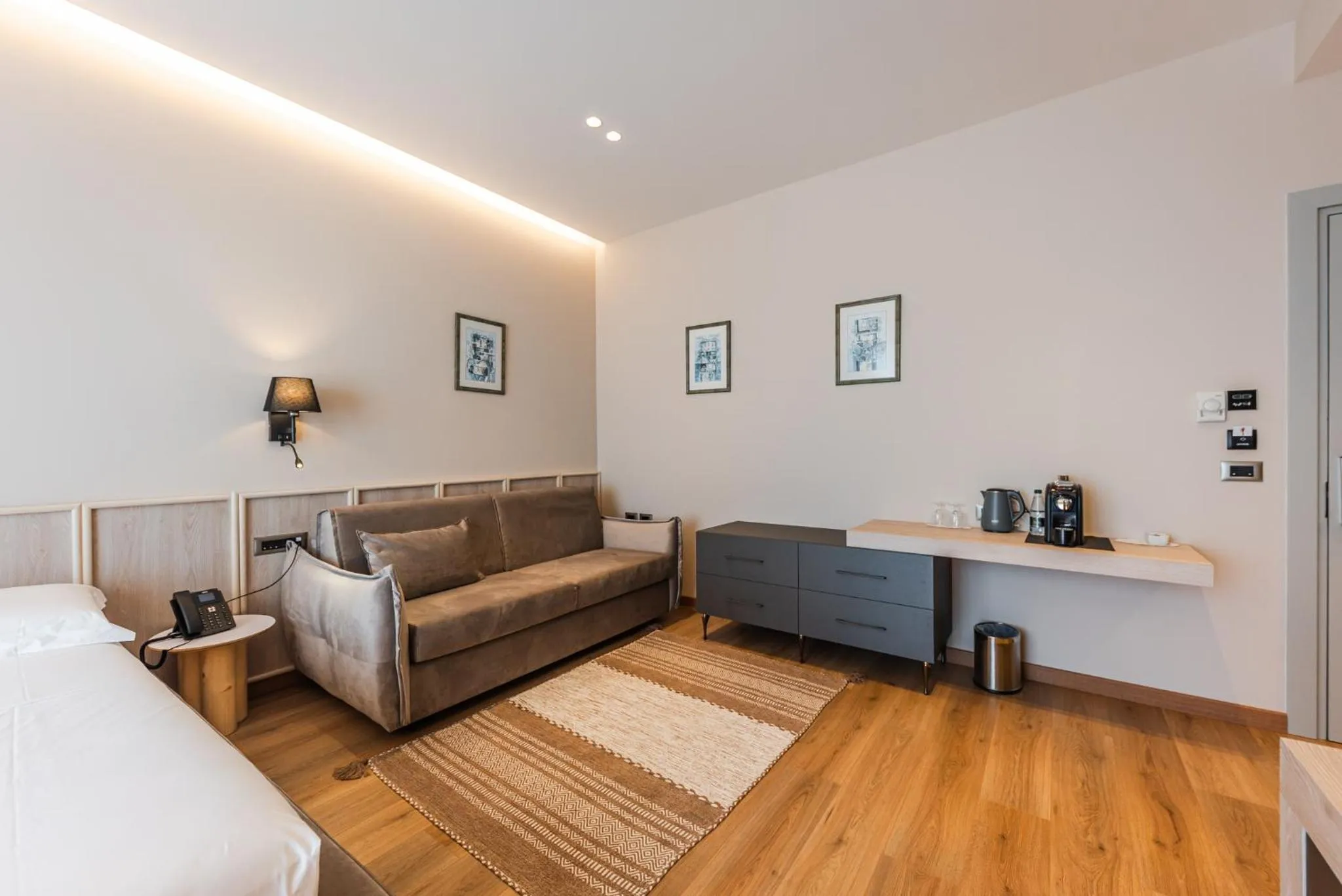 Bed in Aragosta Hotel