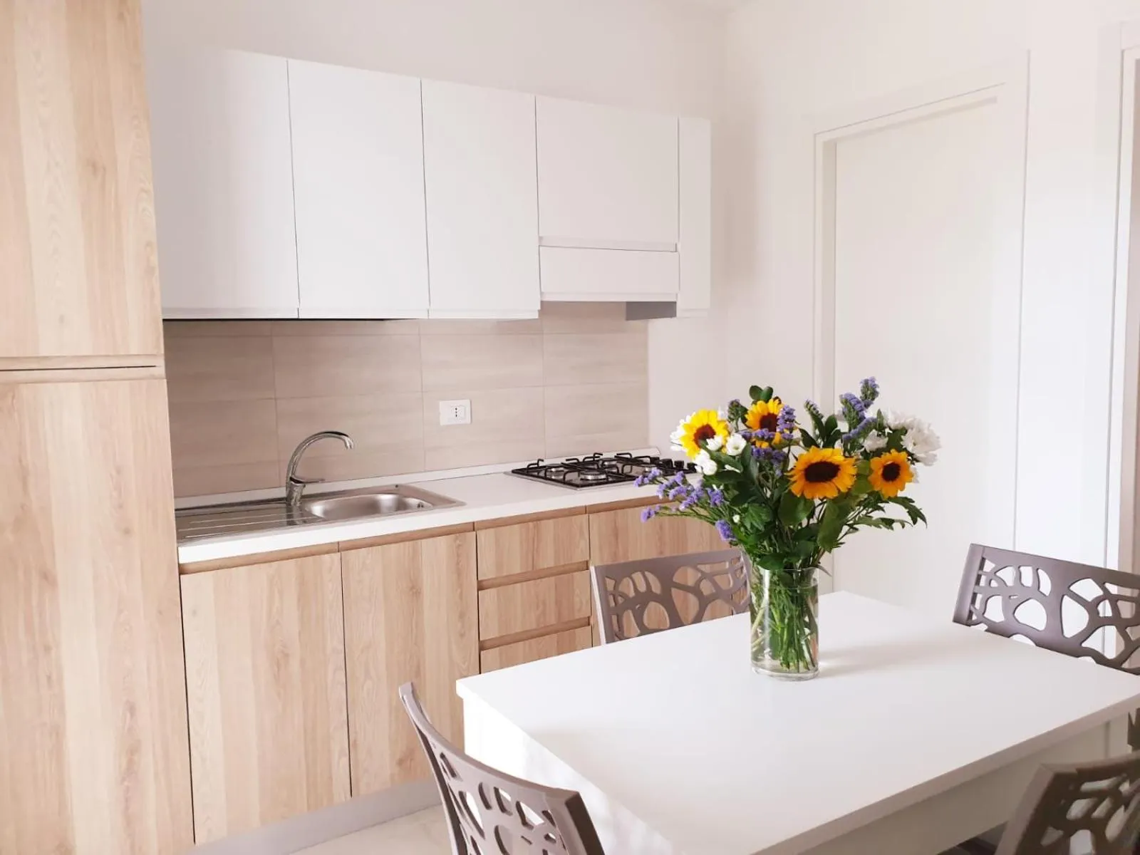 Kitchen or kitchenette in Residence Alba