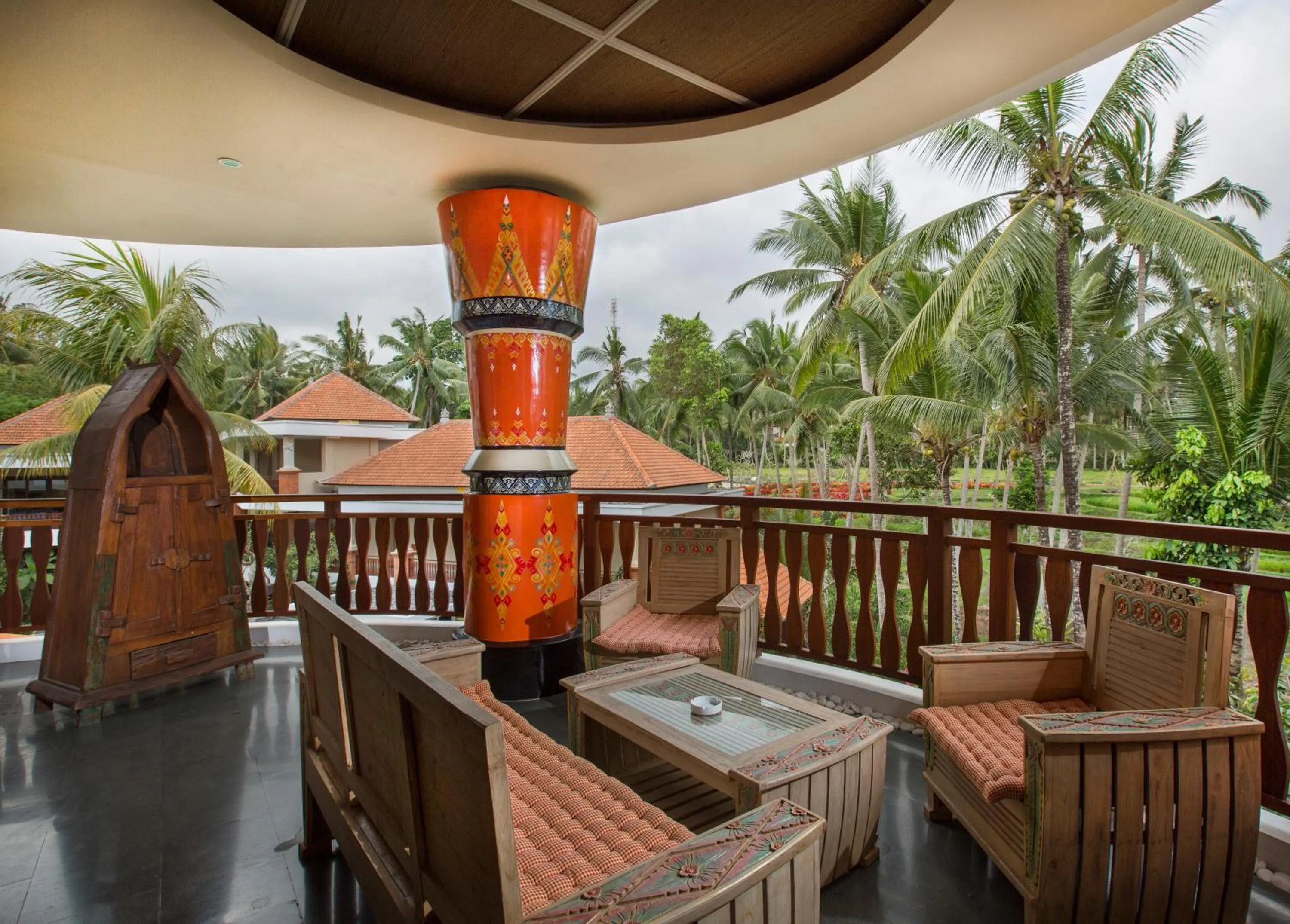Patio in Green Field Resort Ubud