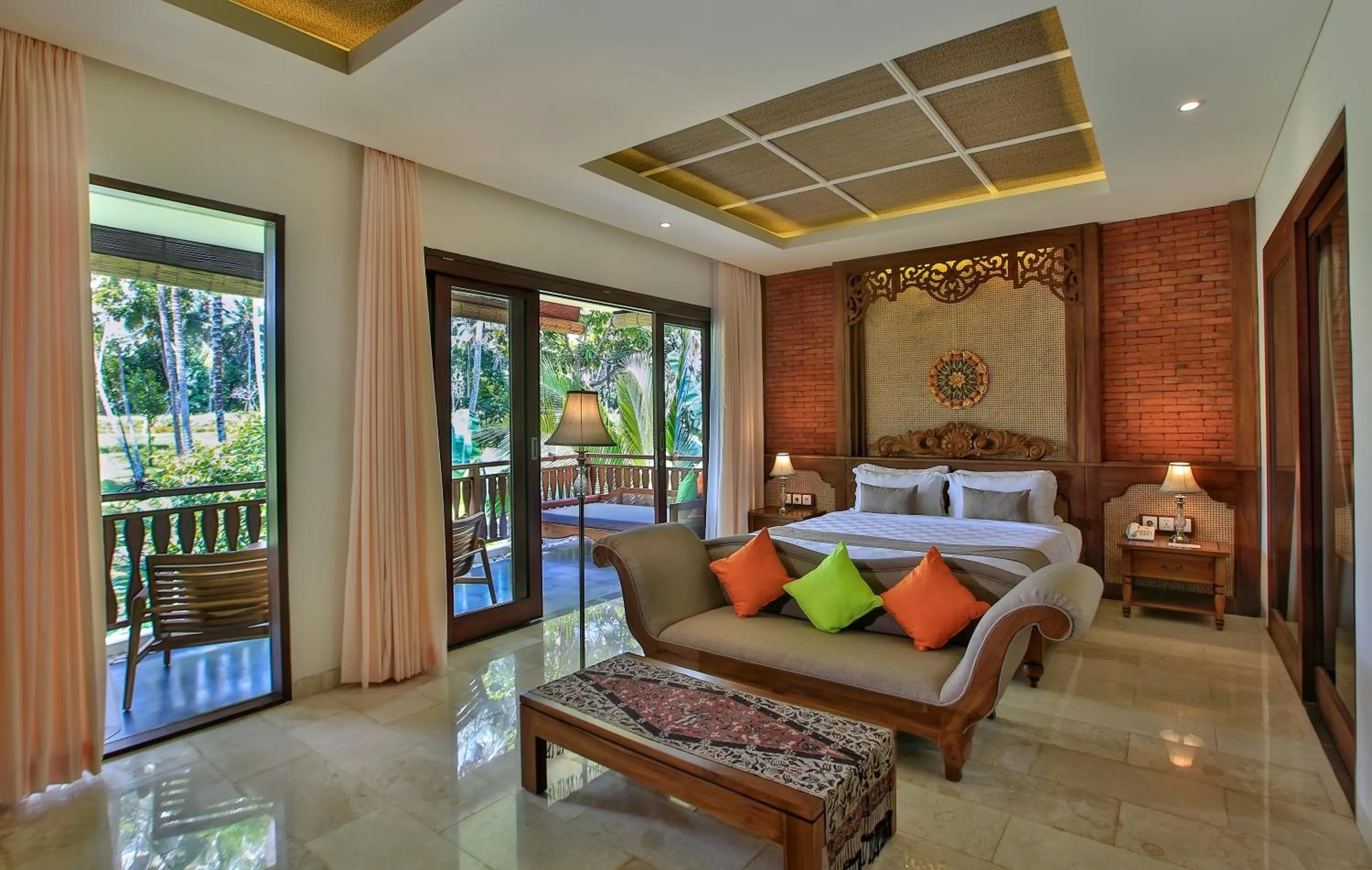 Bedroom, Bed in Green Field Resort Ubud