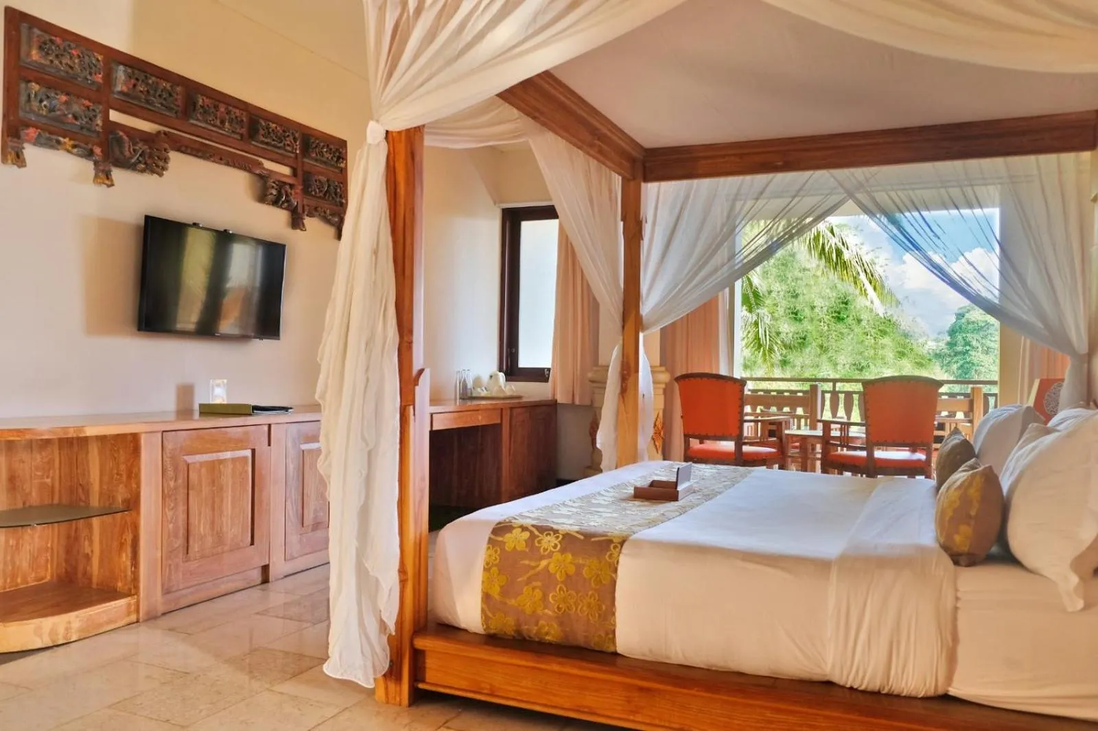 Bedroom, Bed in Green Field Resort Ubud