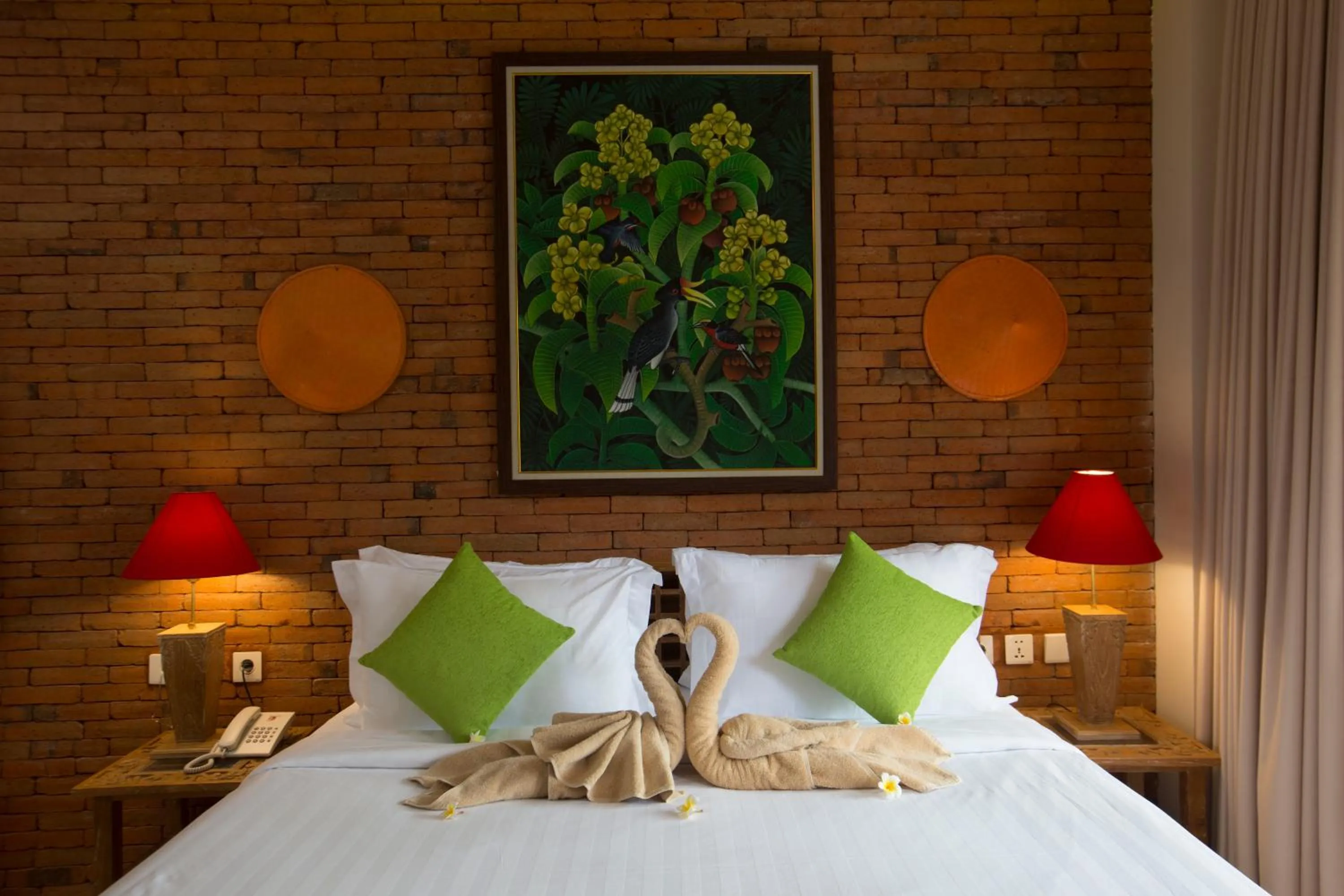 Bedroom, Bed in Green Field Resort Ubud