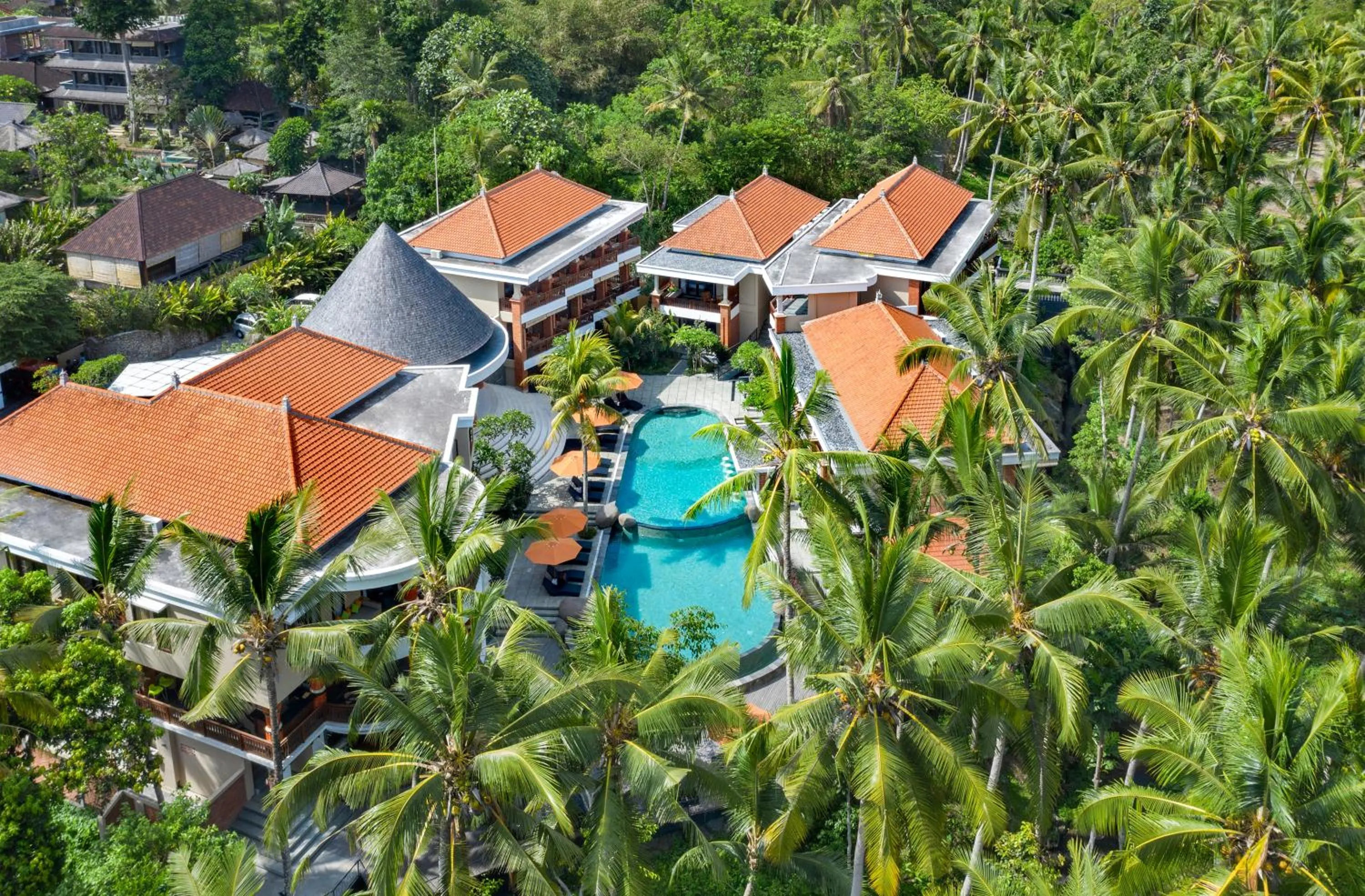 Property building in Green Field Resort Ubud