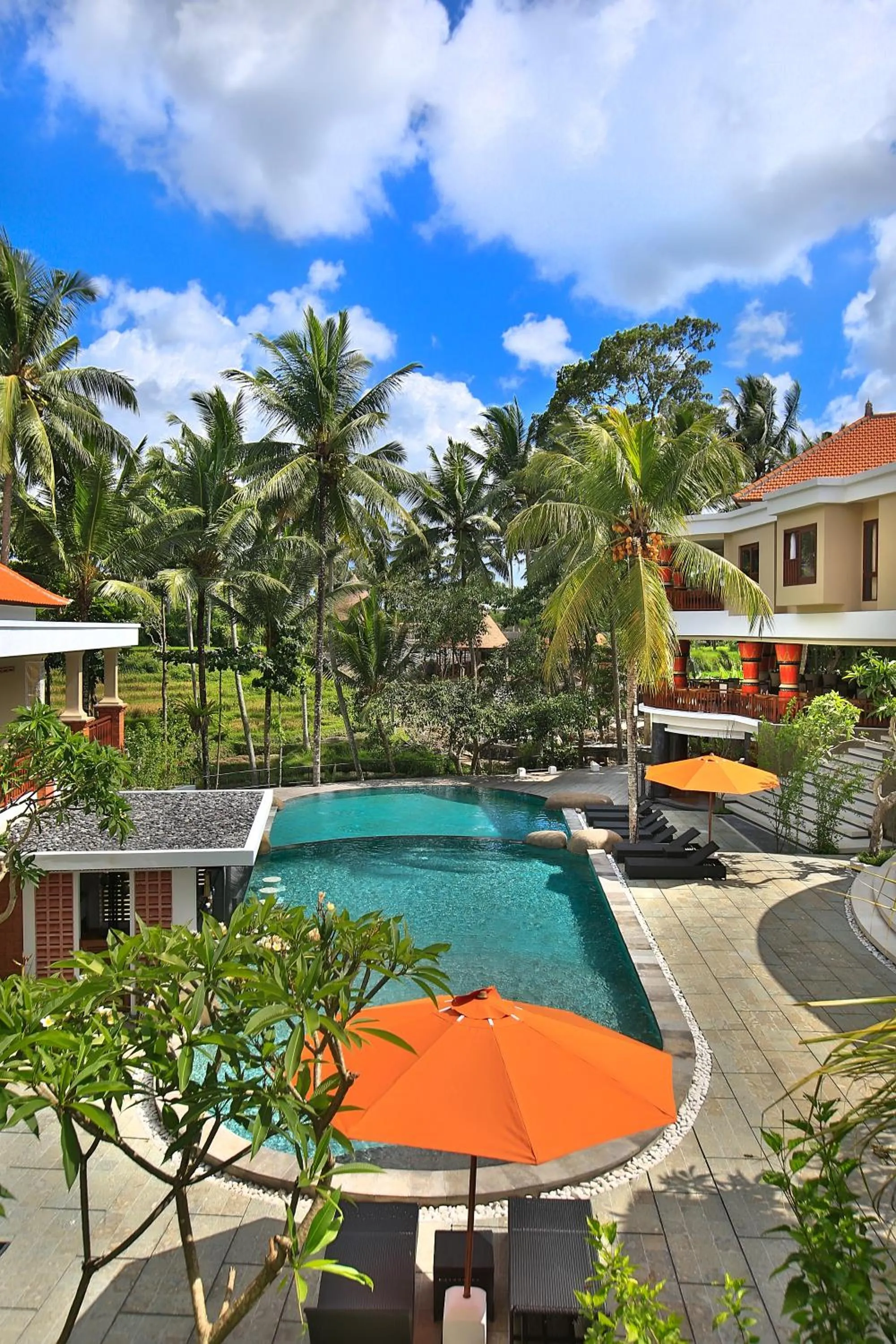 Property building in Green Field Resort Ubud