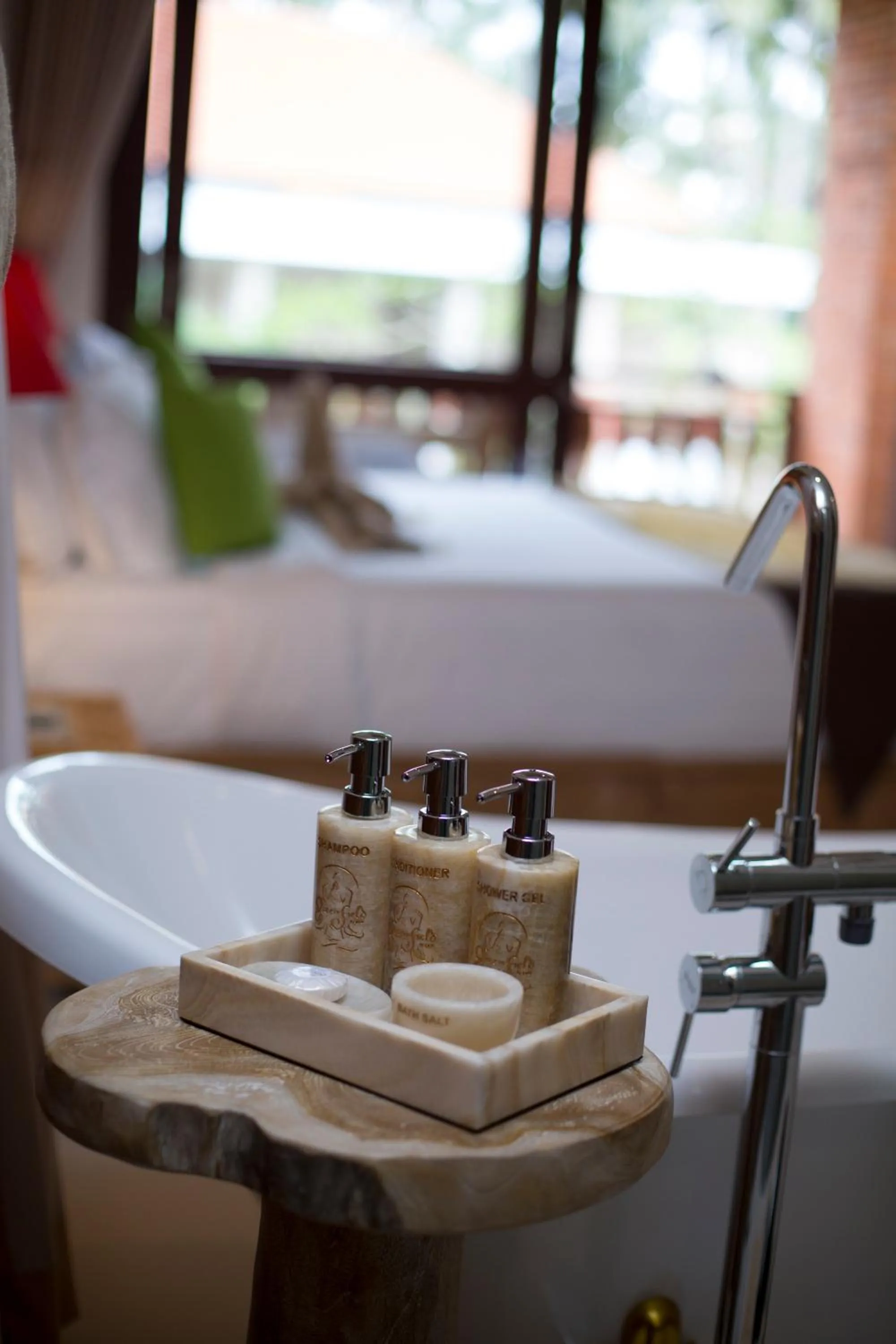 Decorative detail in Green Field Resort Ubud