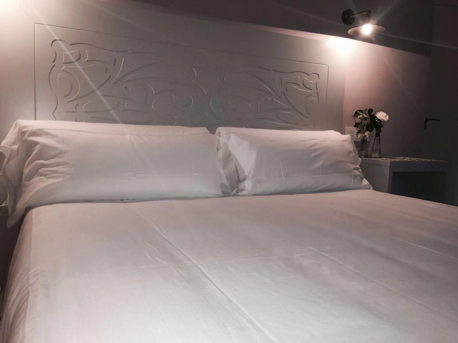 Decorative detail, Bed in Hostal Los Castañuelos