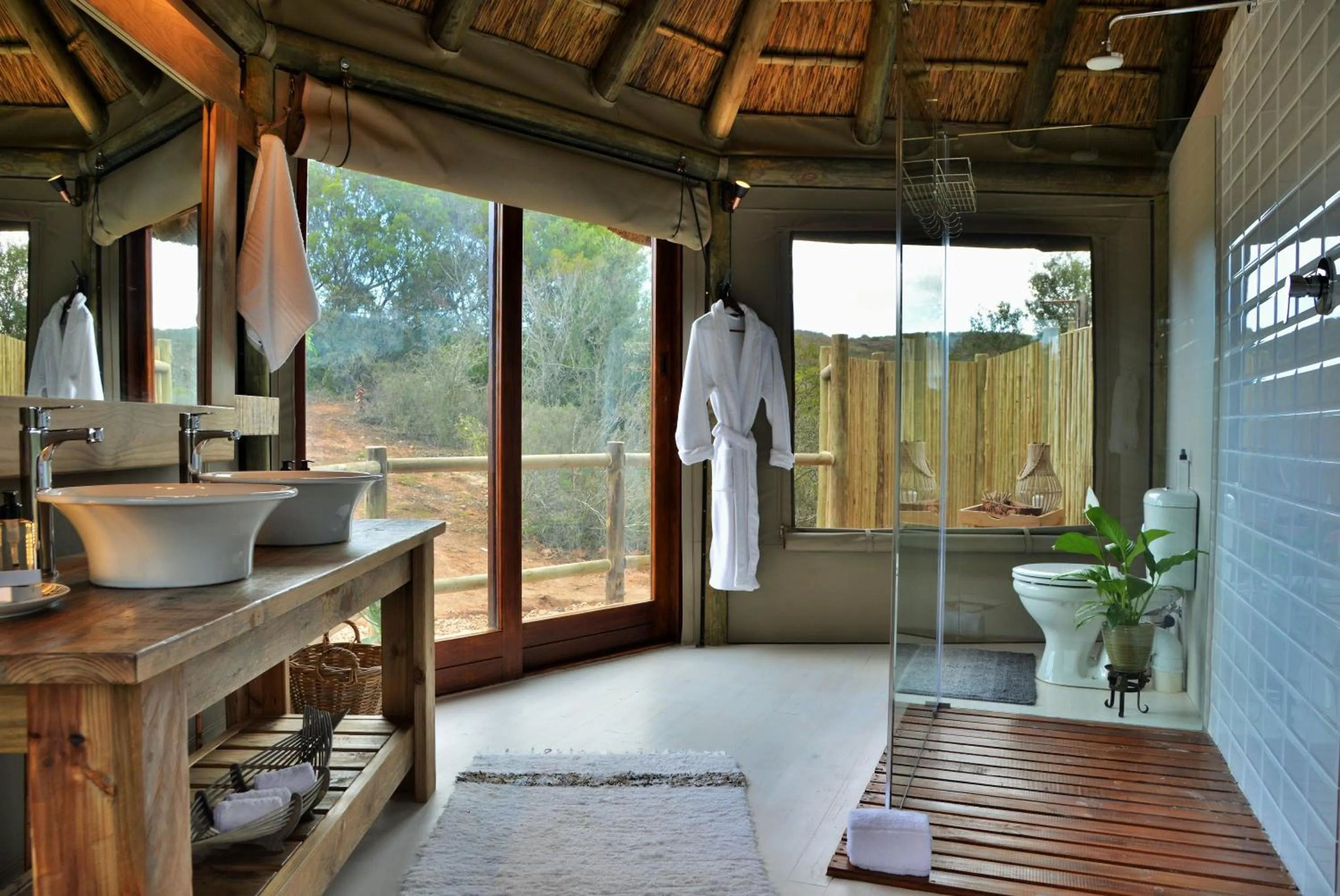Bathroom in Garden Route Safari Camp