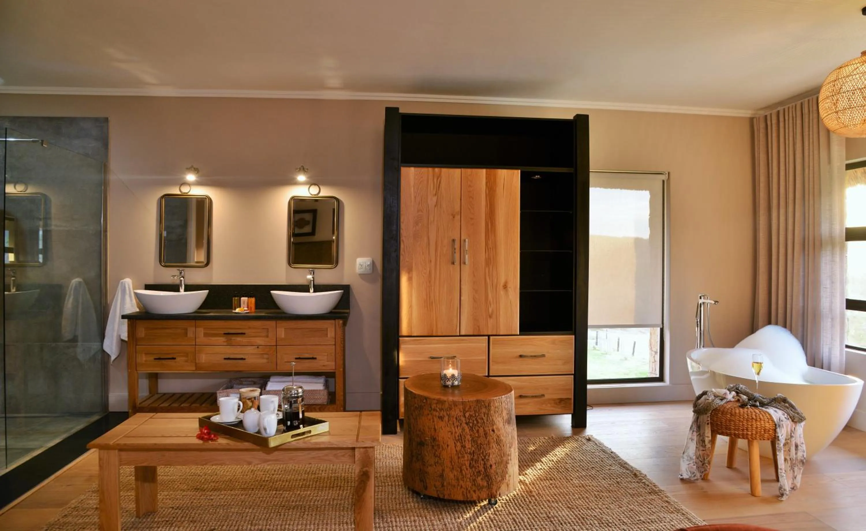 Bathroom in Garden Route Safari Camp