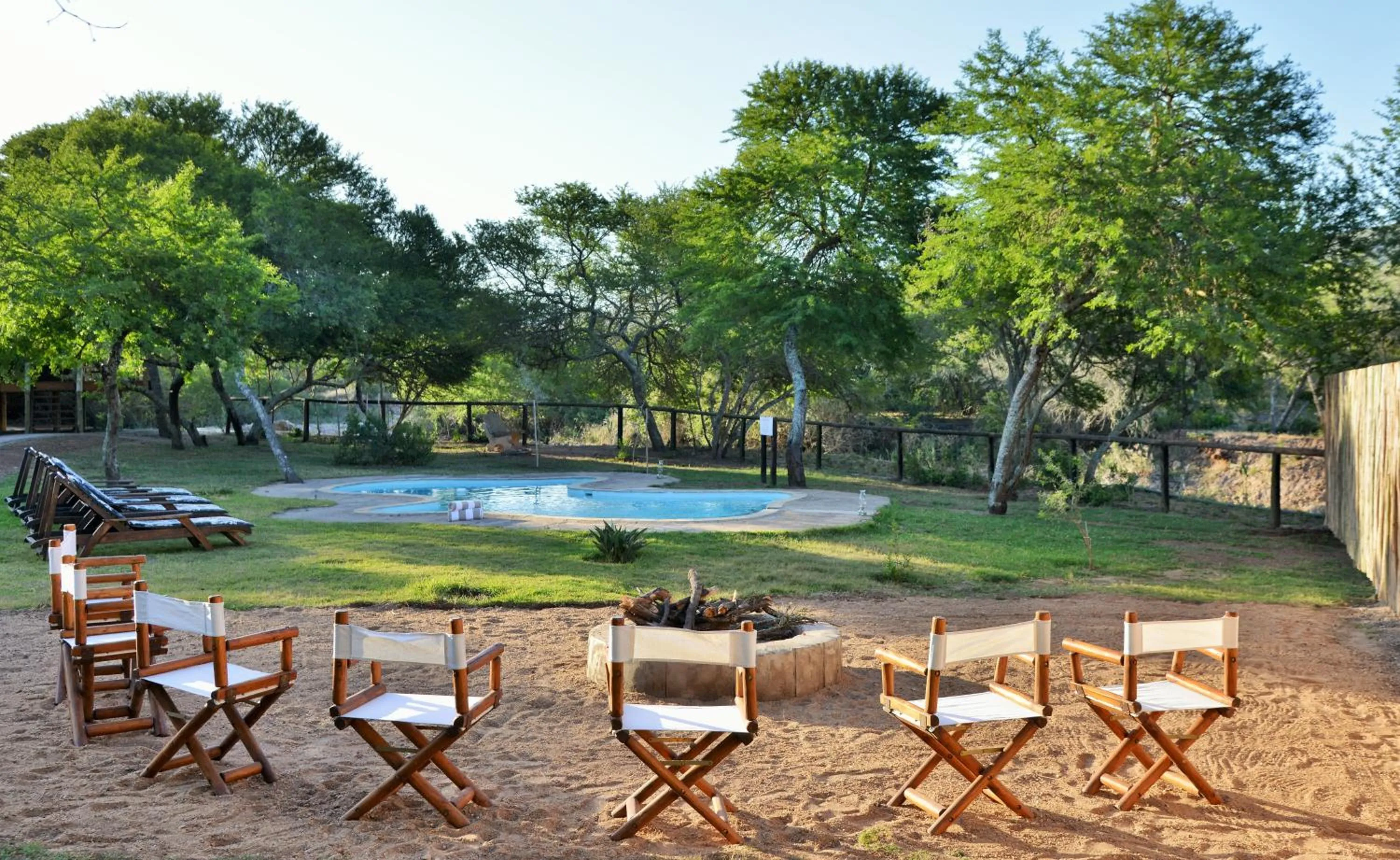 Swimming pool in Garden Route Safari Camp