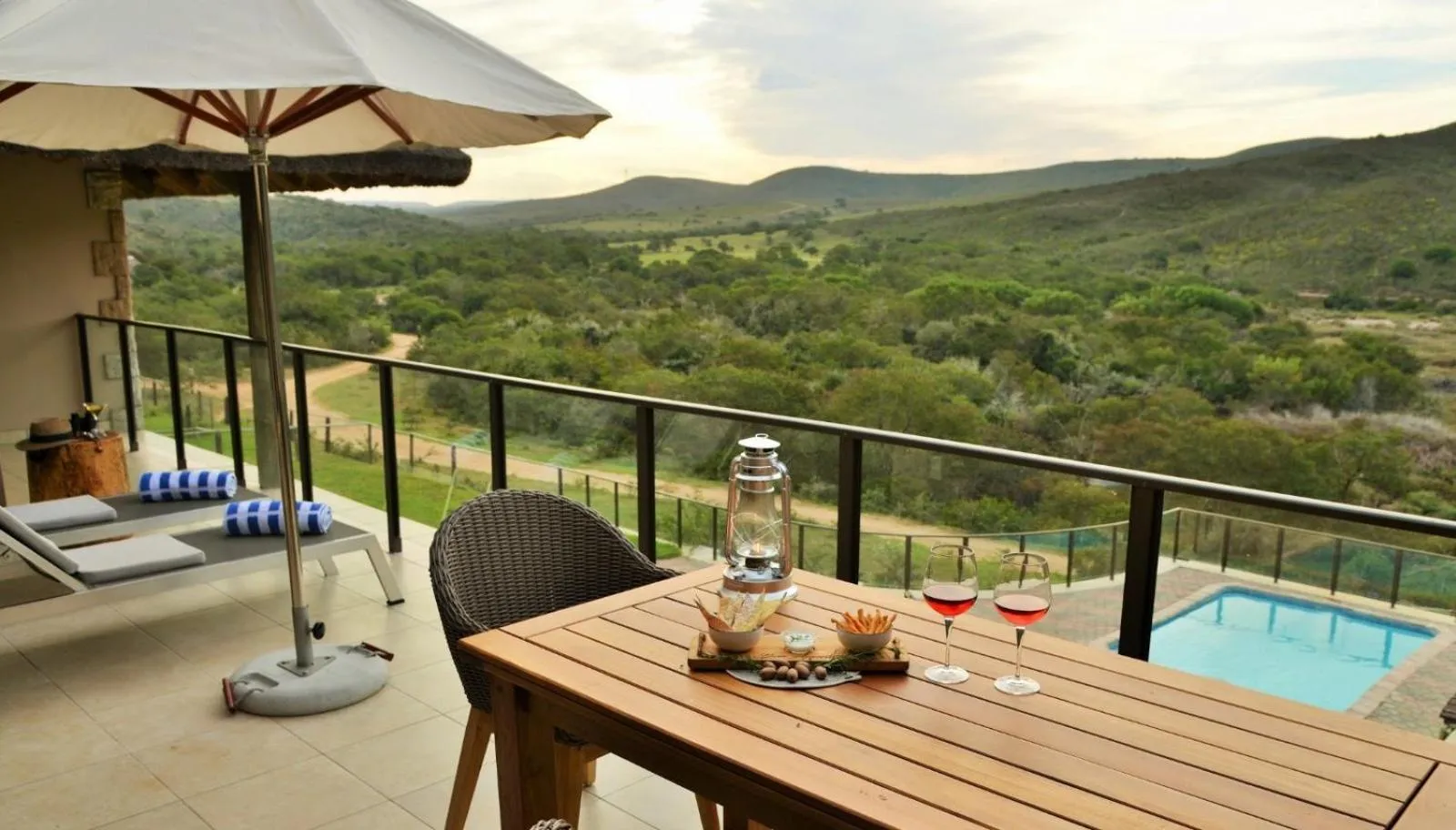 Balcony/Terrace in Garden Route Safari Camp