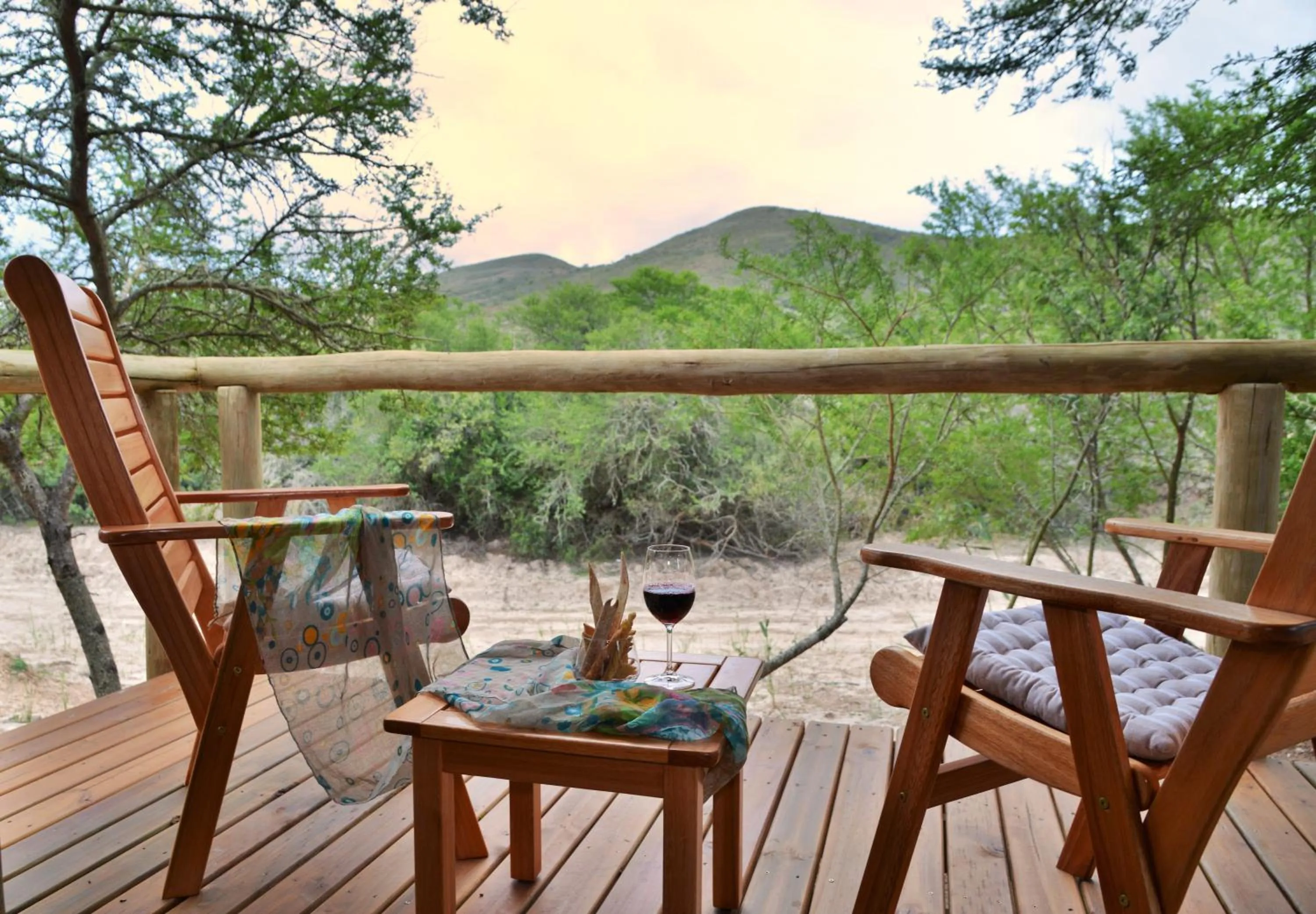 Balcony/Terrace in Garden Route Safari Camp