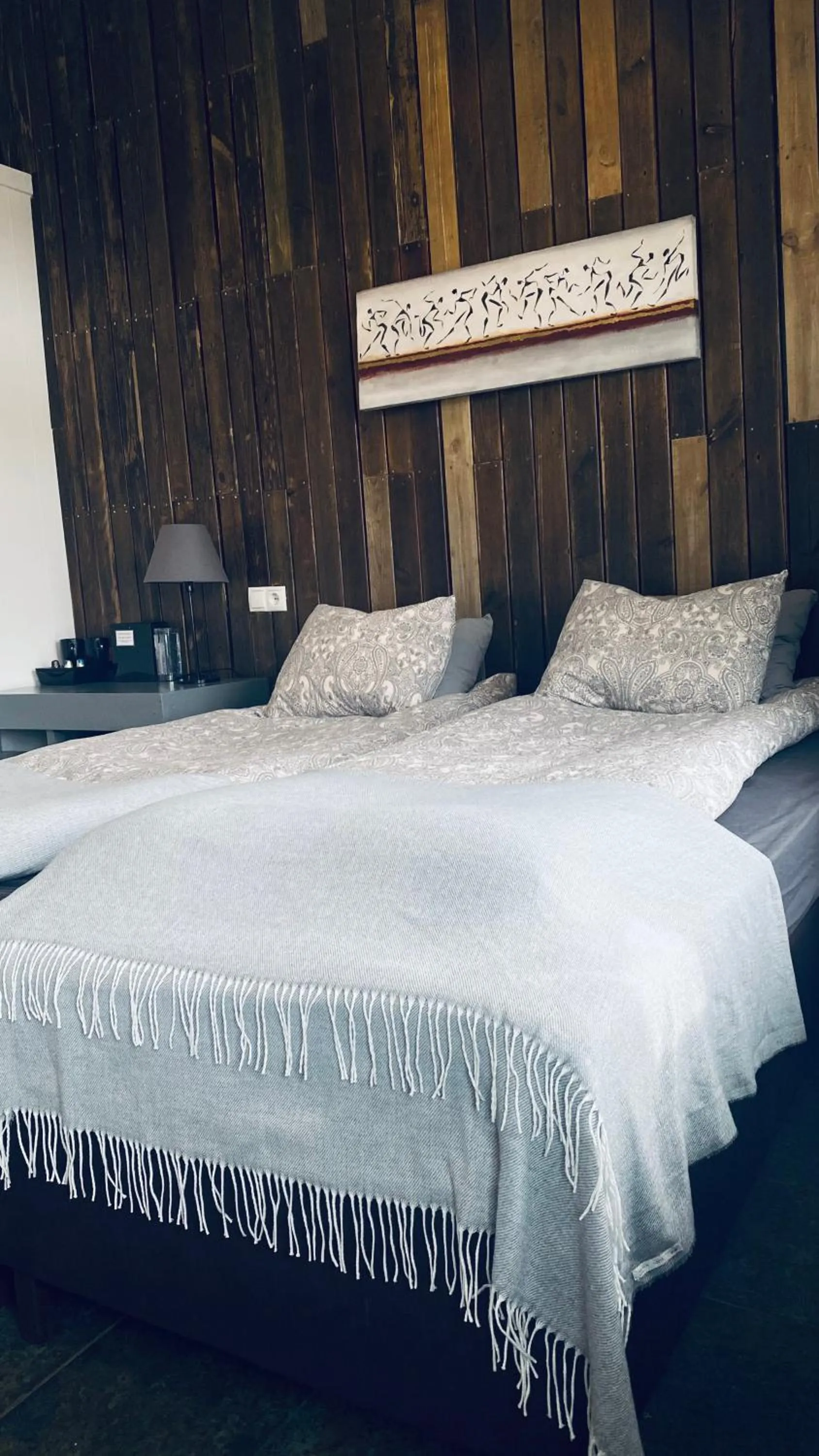 Bed in Hraunsnef Country Hotel