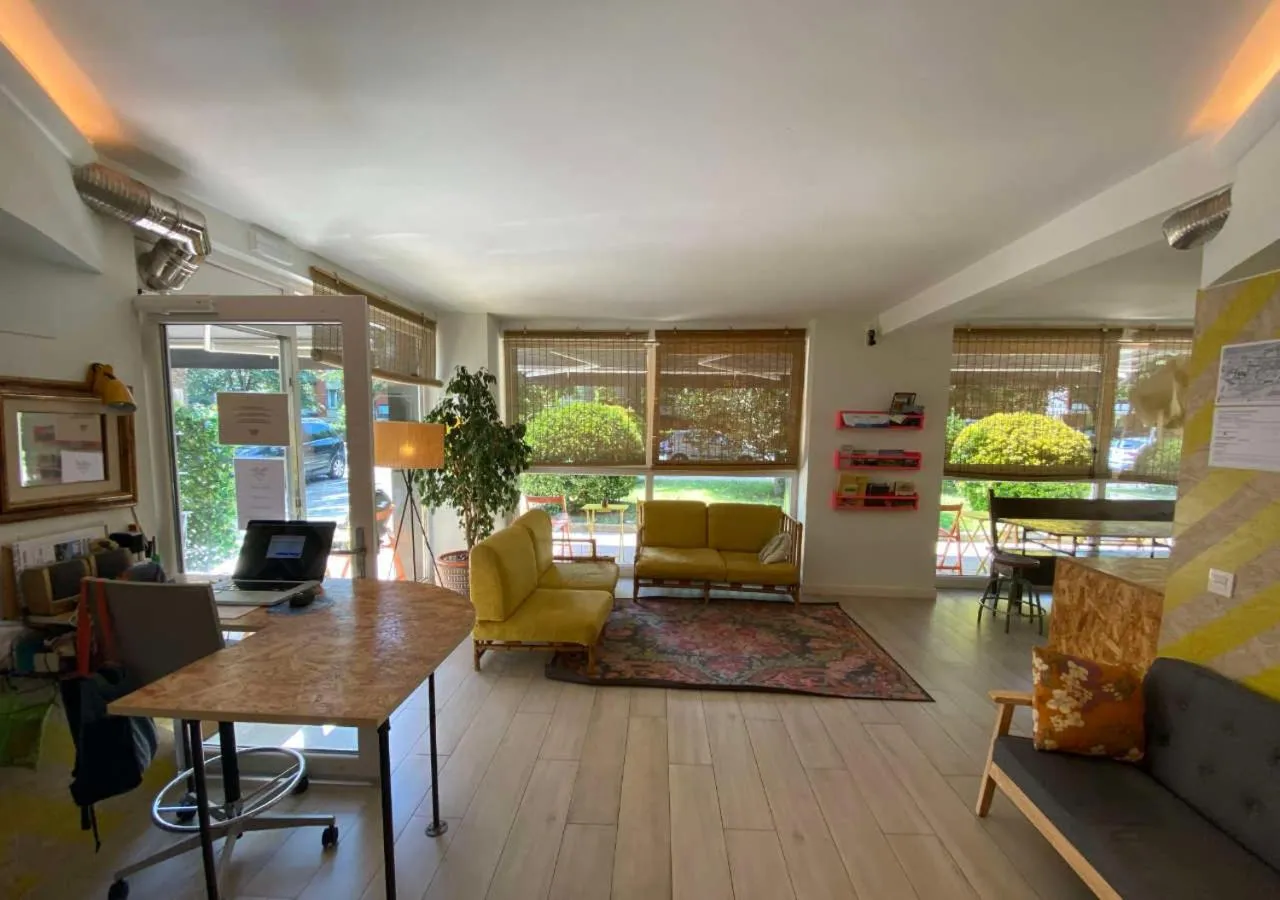 Seating area in Blai Blai Hostel