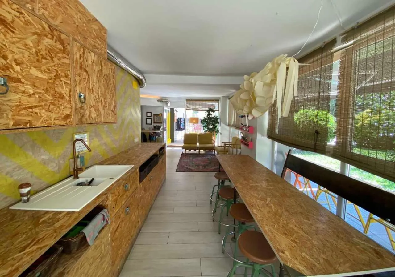 Kitchen or kitchenette in Blai Blai Hostel