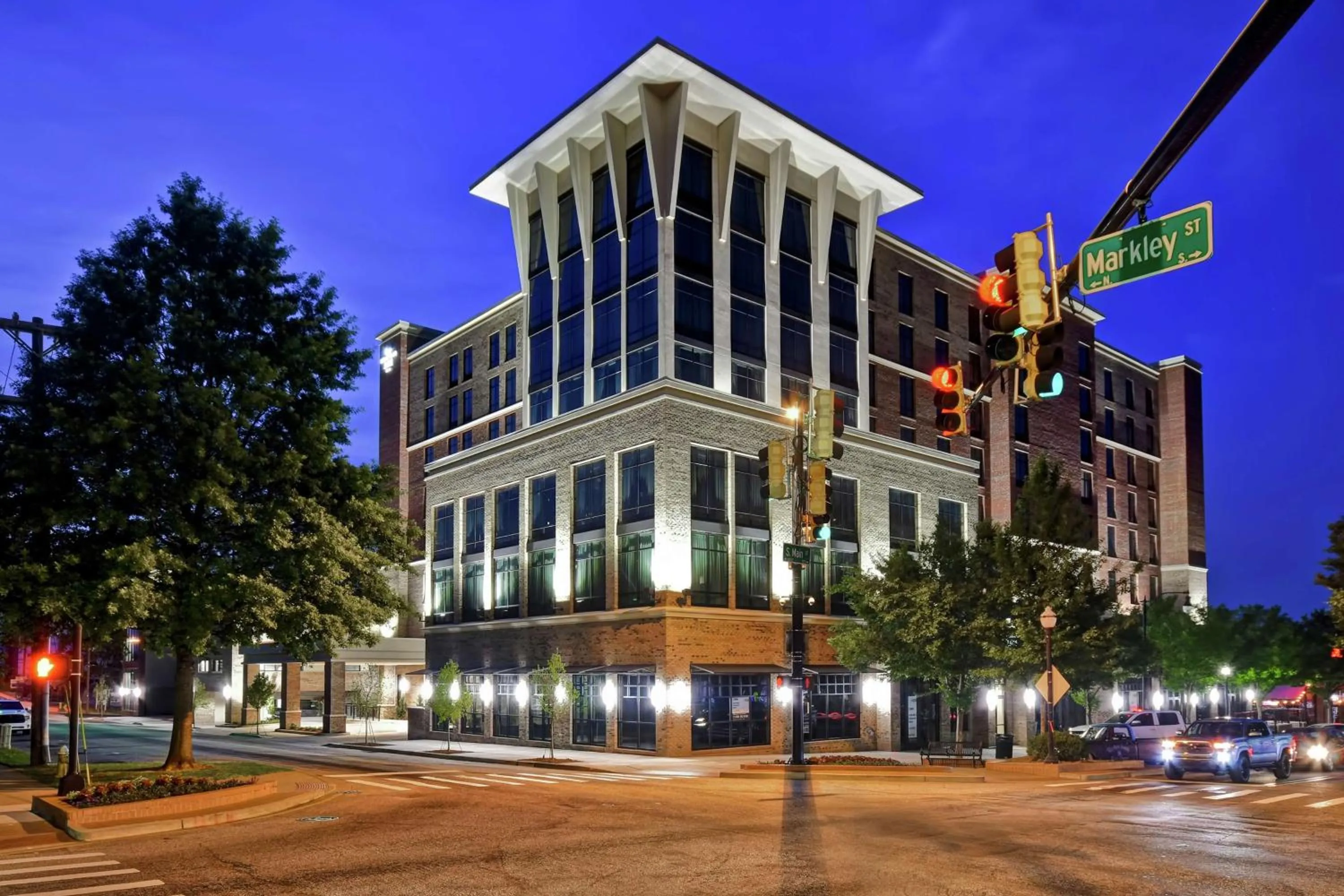 Property building in Homewood Suites By Hilton Greenville Downtown
