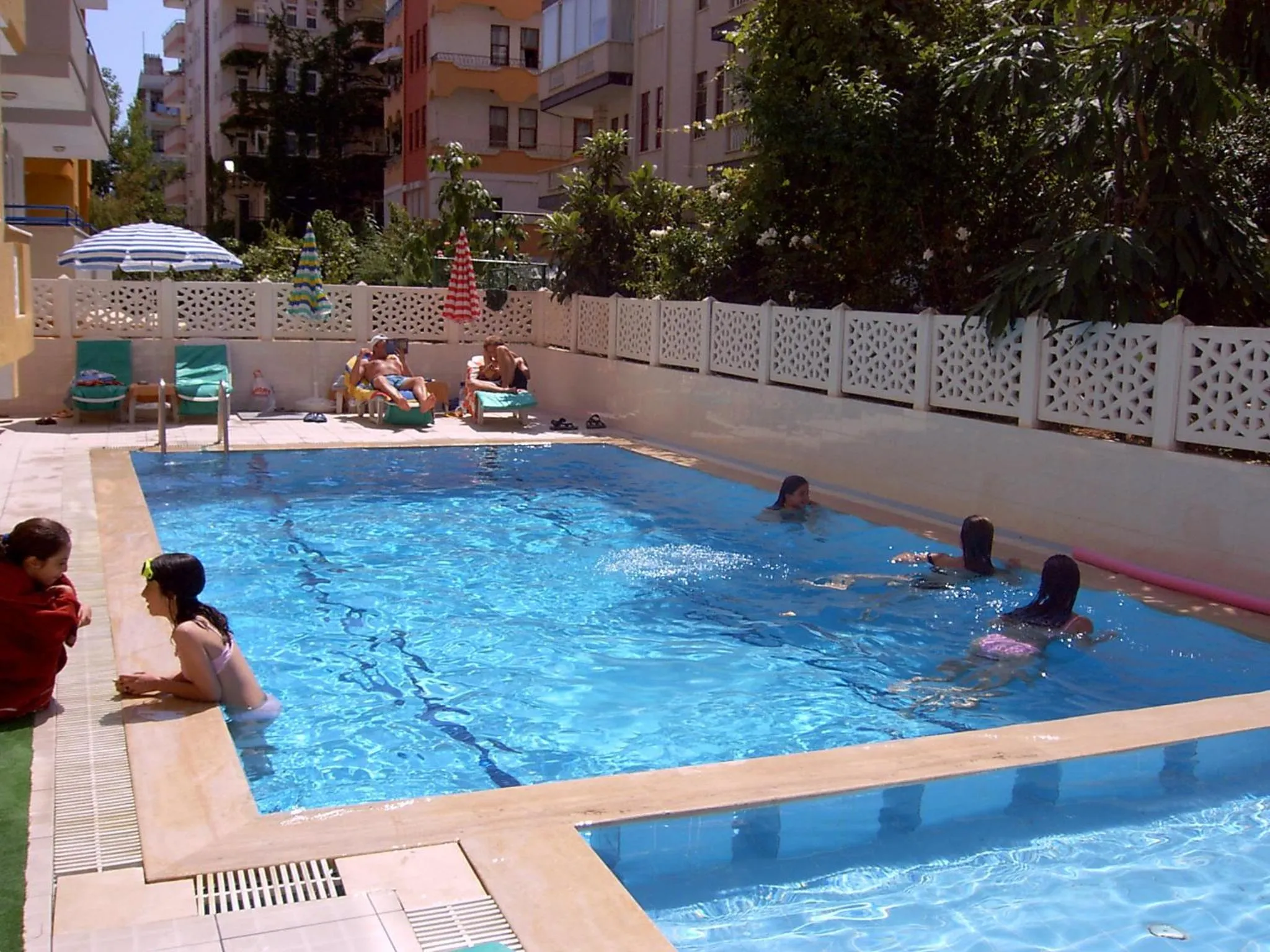 Swimming pool in Bayram Apart Hotel