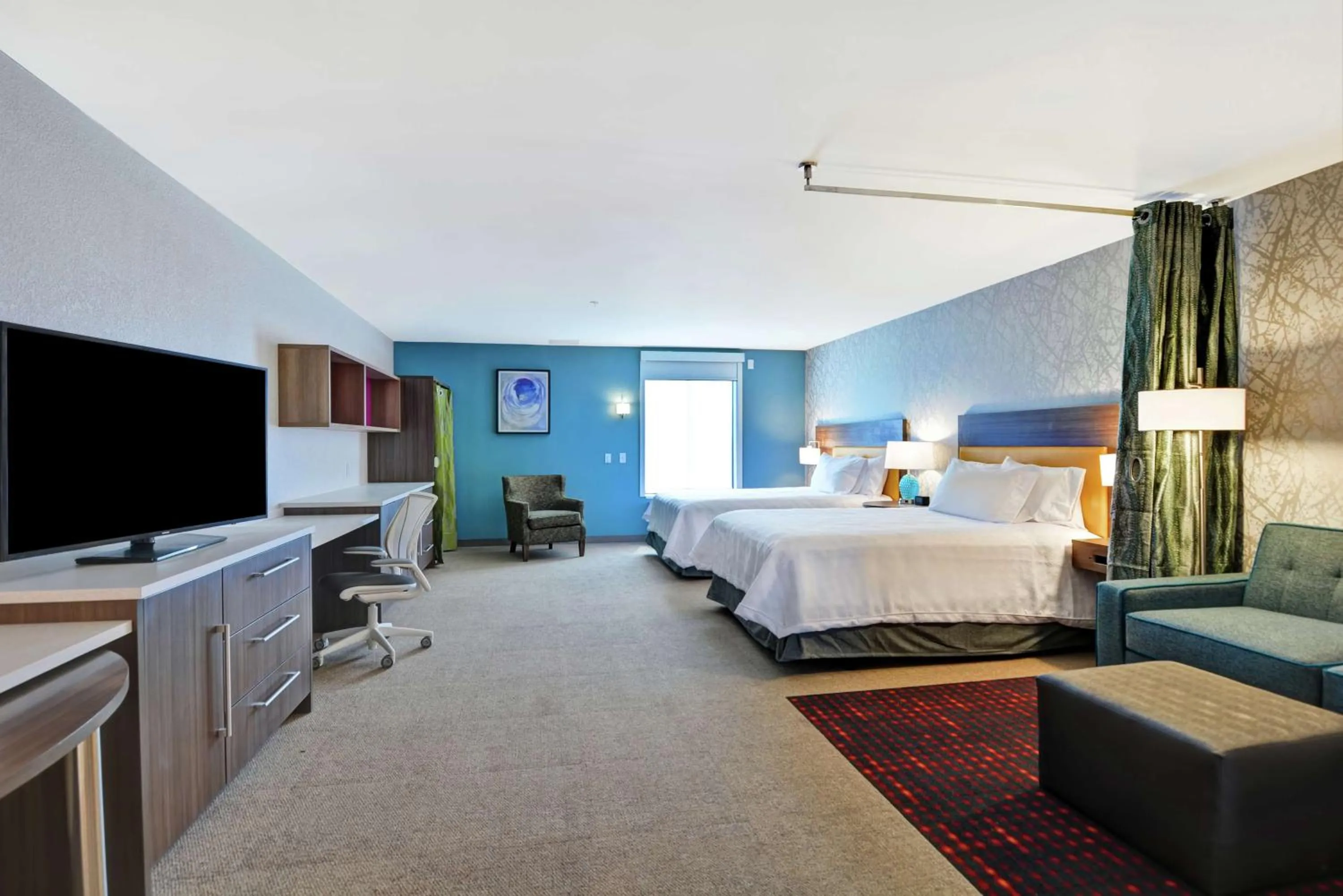 Bedroom, Bed in Home2 Suites By Hilton Beaufort