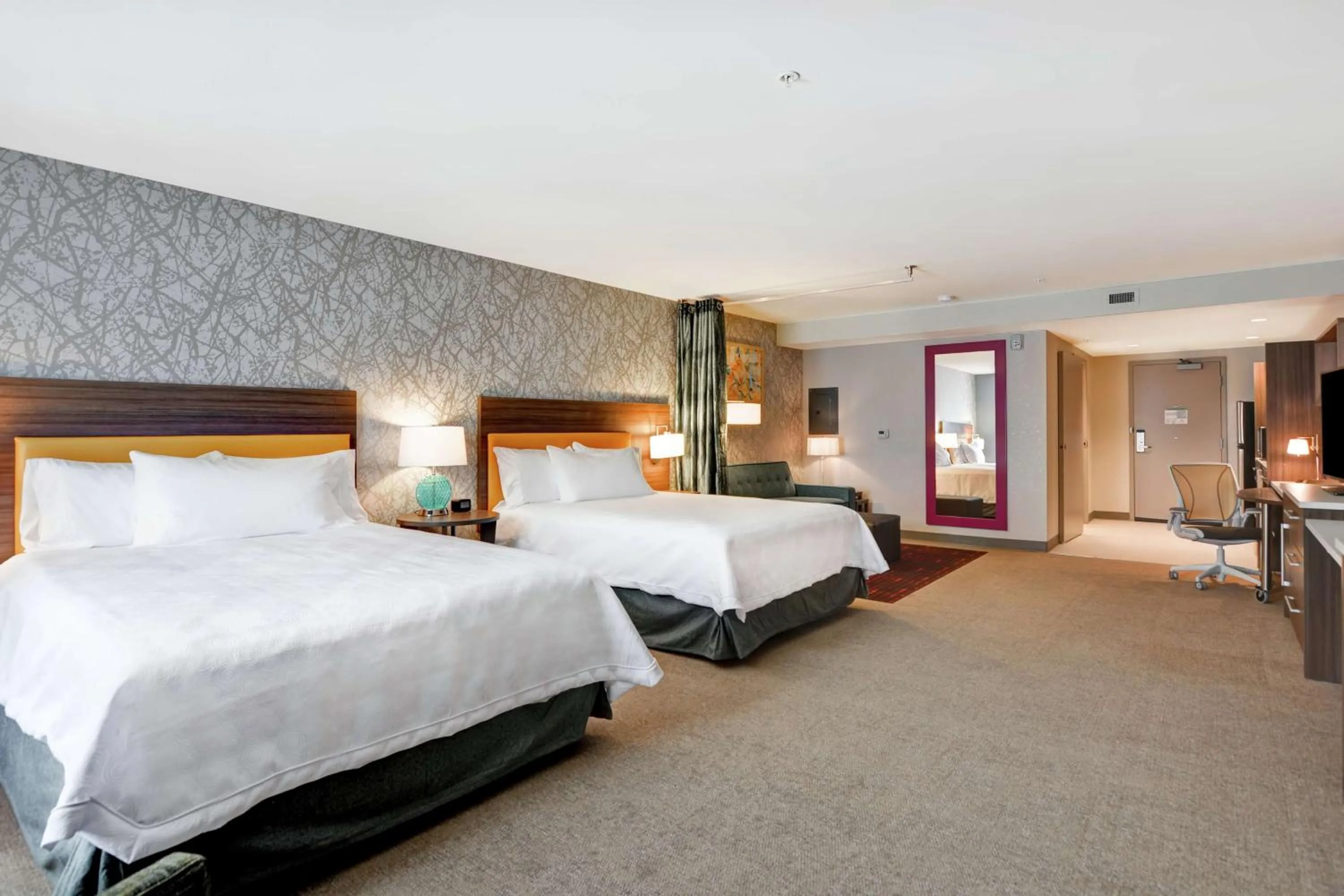 Bed in Home2 Suites By Hilton Beaufort