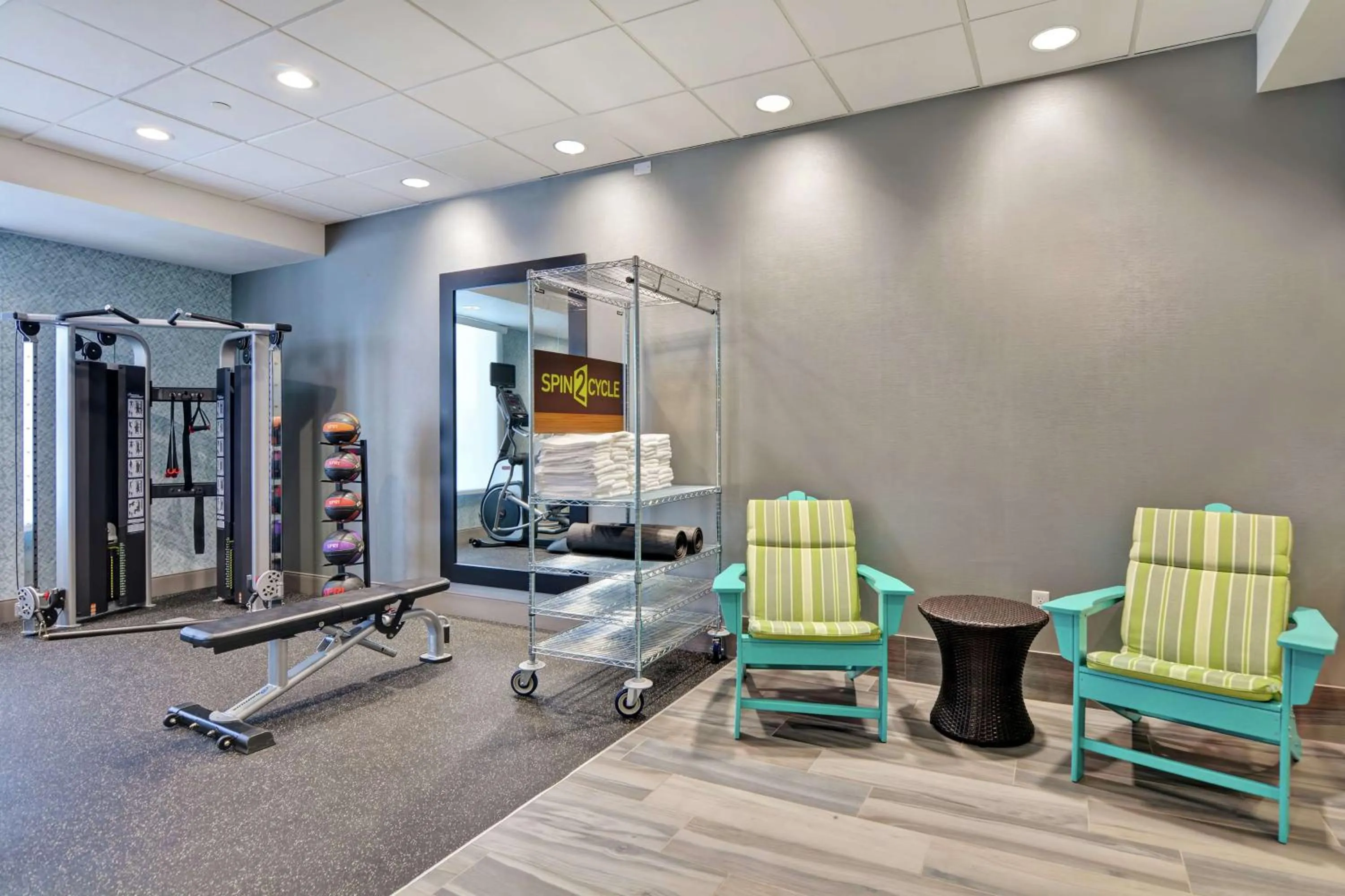 Fitness centre/facilities in Home2 Suites By Hilton Springdale